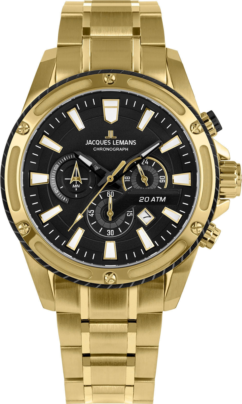 Chronograph »Liverpool, 1-2141J«, Quarzuhr, Armbanduhr, Herrenuhr, Datum, Stoppfunktion