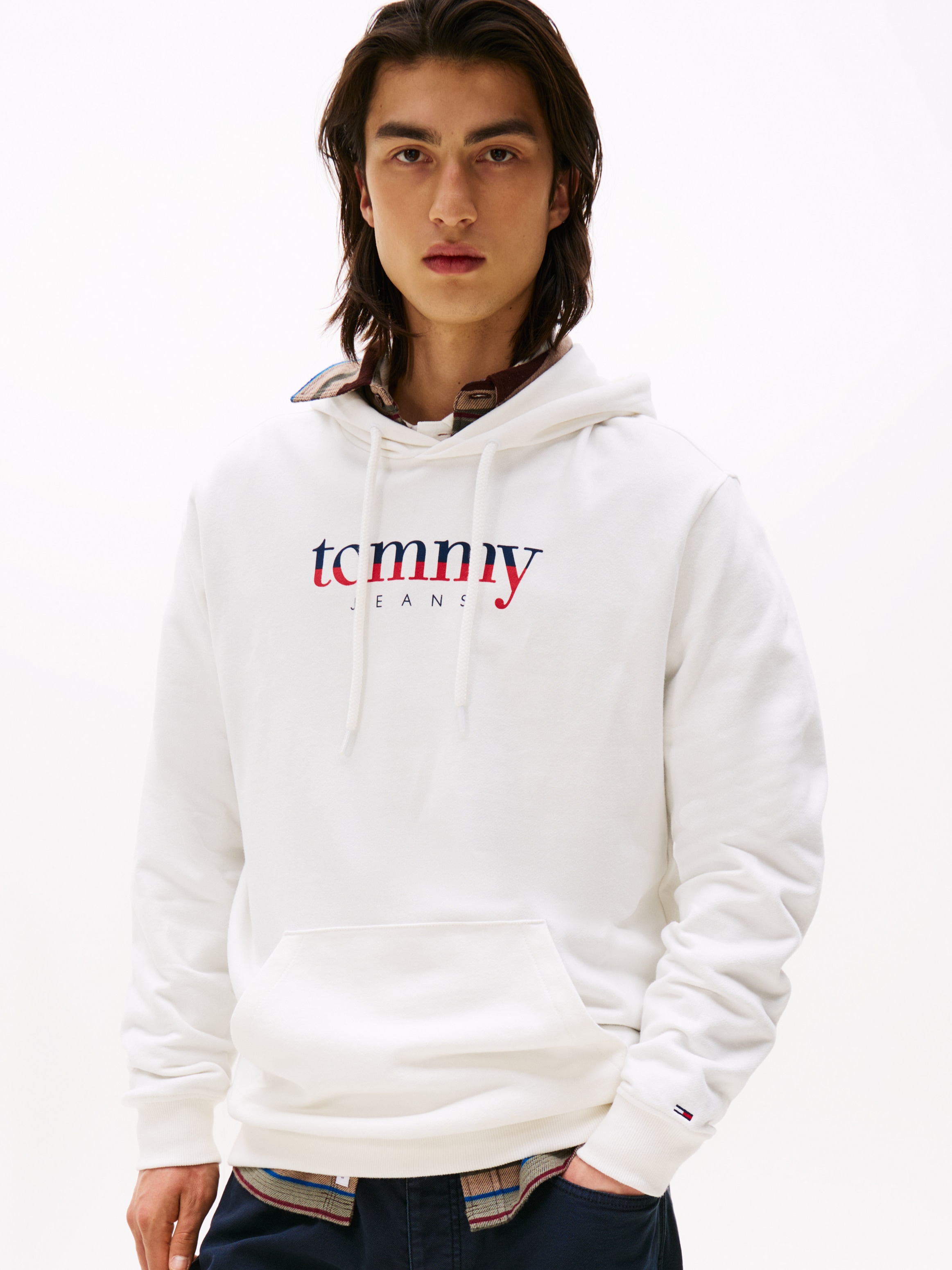 Tommy Jeans Hoodie "TJM DNA", Sweatshirt, Reuglar Fit, mit Logo günstig online kaufen