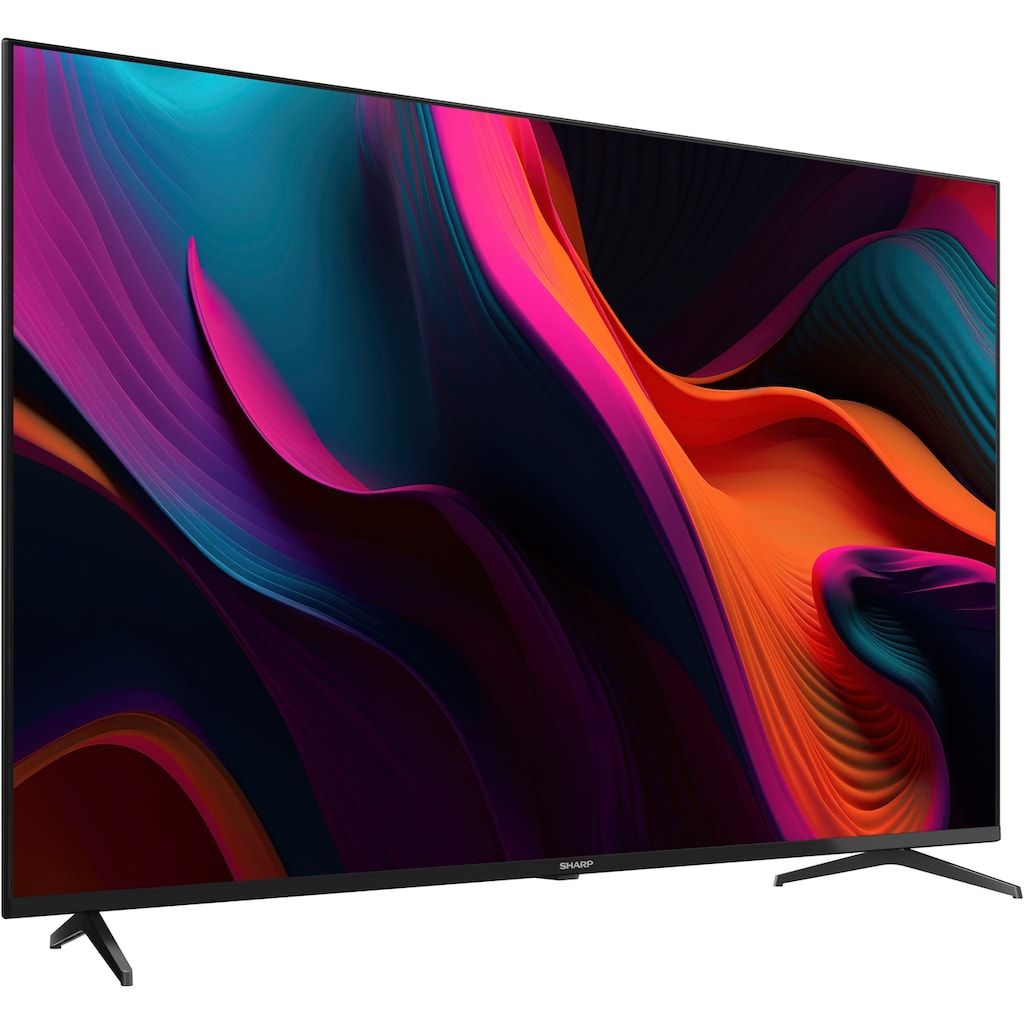 Sharp LED-Fernseher »SHARP 50GL4260E Google TV 126 cm (50 Zoll) 4K Ultra HD Google TV«, 126 cm/50 Zoll, 4K Ultra HD, Google TV-Smart-TV, Dolby Atmos, Dolby Vision, HDMI 2.1 mit eARC)