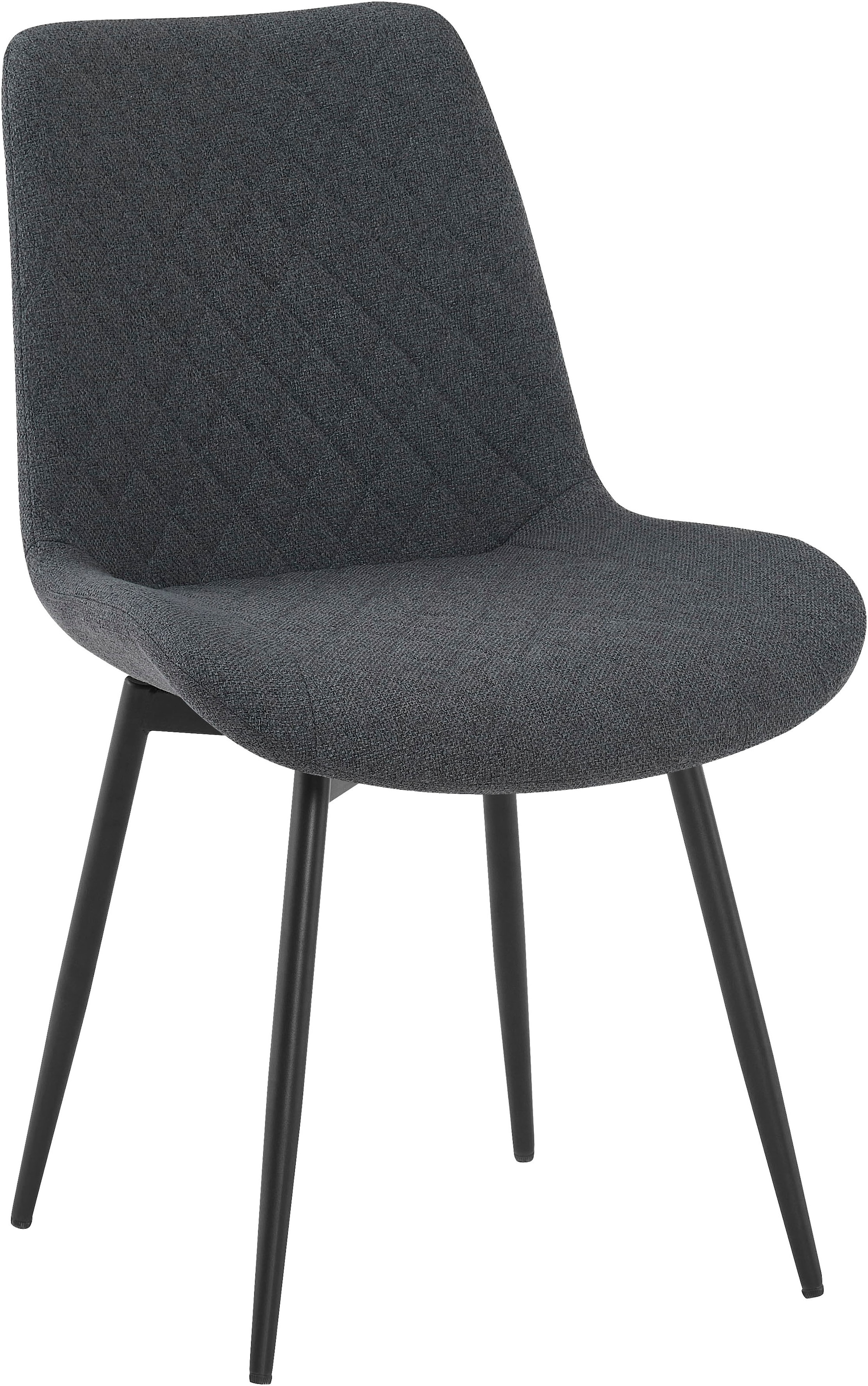 OTTO home Essgruppe »Juniper« Set, 5 tlg. Tisch 140x80cm in Sinterstein-Keramikoptik mit 4 Stühlen, 360° drehbar