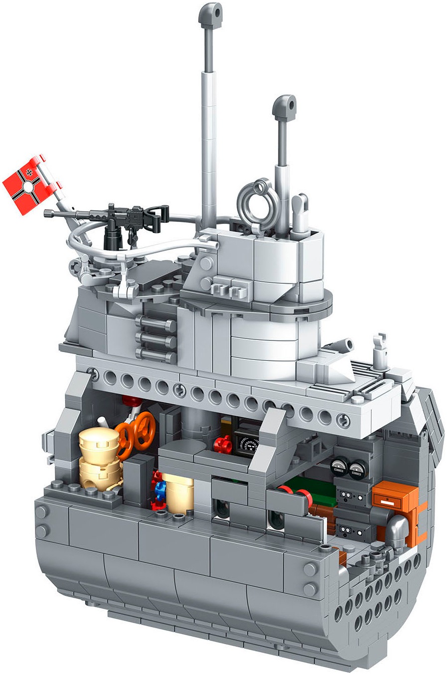 Revell® Modellbausatz »Revell Brick System, U-Boot U-96 aus "Das Boot"«