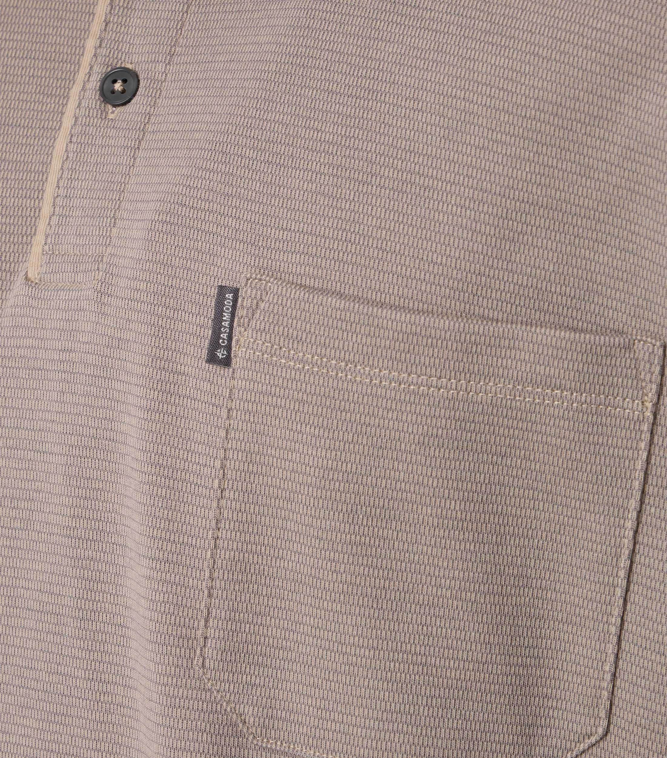 CASAMODA Langarm-Poloshirt »CASAMODA Polo-Shirt Langarm gestreift«