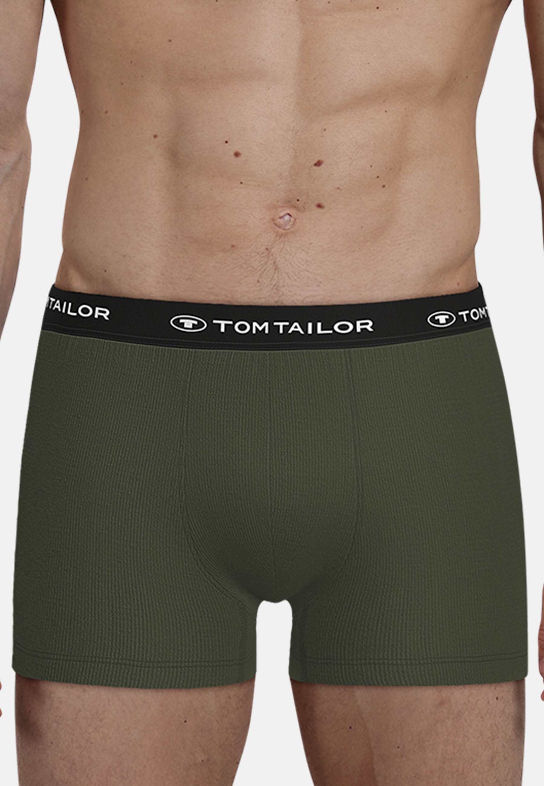 TOM TAILOR Boxershorts "Buffer", (3er Pack), weich, bequem, basic, eng, Log günstig online kaufen