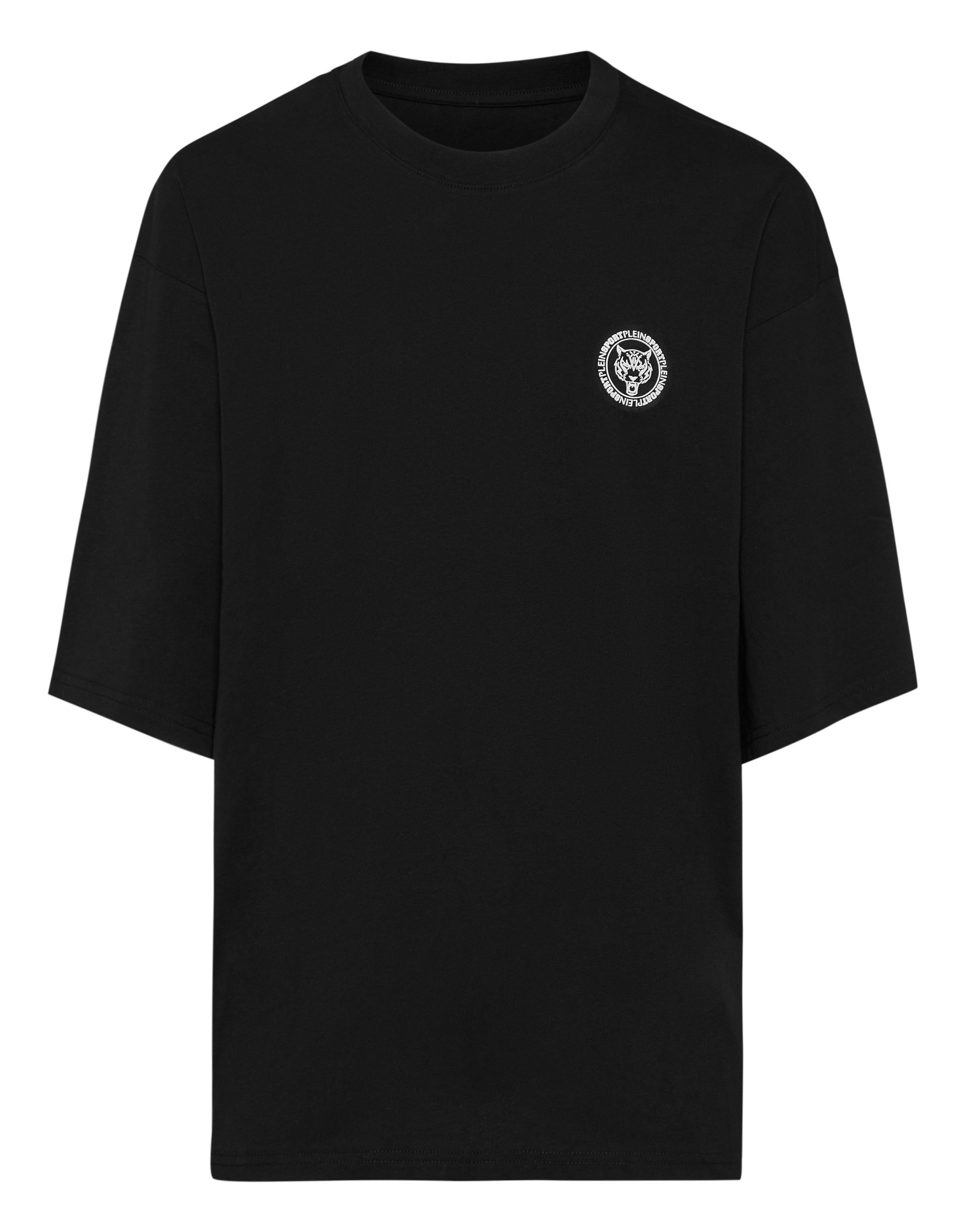 T-Shirt PLEIN SPORT "T-Shirt", Jungen, Gr. L, schwarz (02, schwarz), Obermaterial: 100% Baumwolle, Shirts T-Shirt