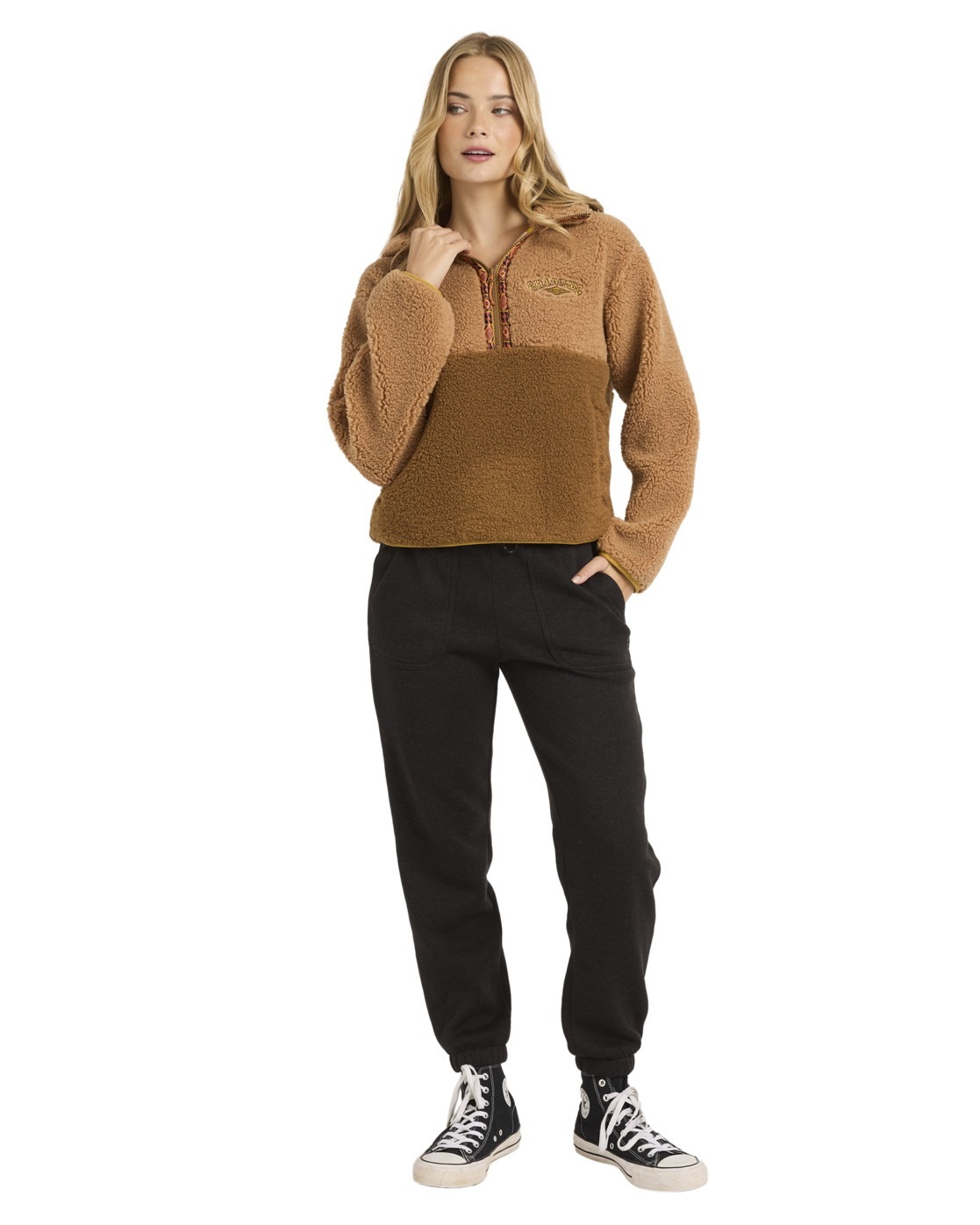 Sweatshirt BILLABONG "Horizon", Damen, Gr. S, truffle, Obermaterial: 100% Microfaser;, Sweatshirts Sweatshirt 3