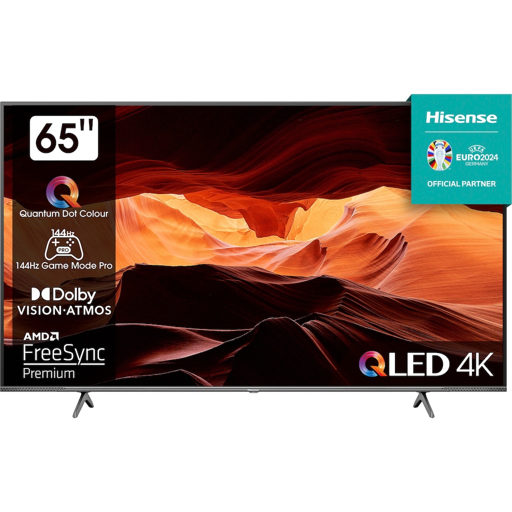 Hisense QLED-Fernseher »65E7KQ PRO«, 164 cm/65 Zoll, 4K Ultra HD, Smart-TV