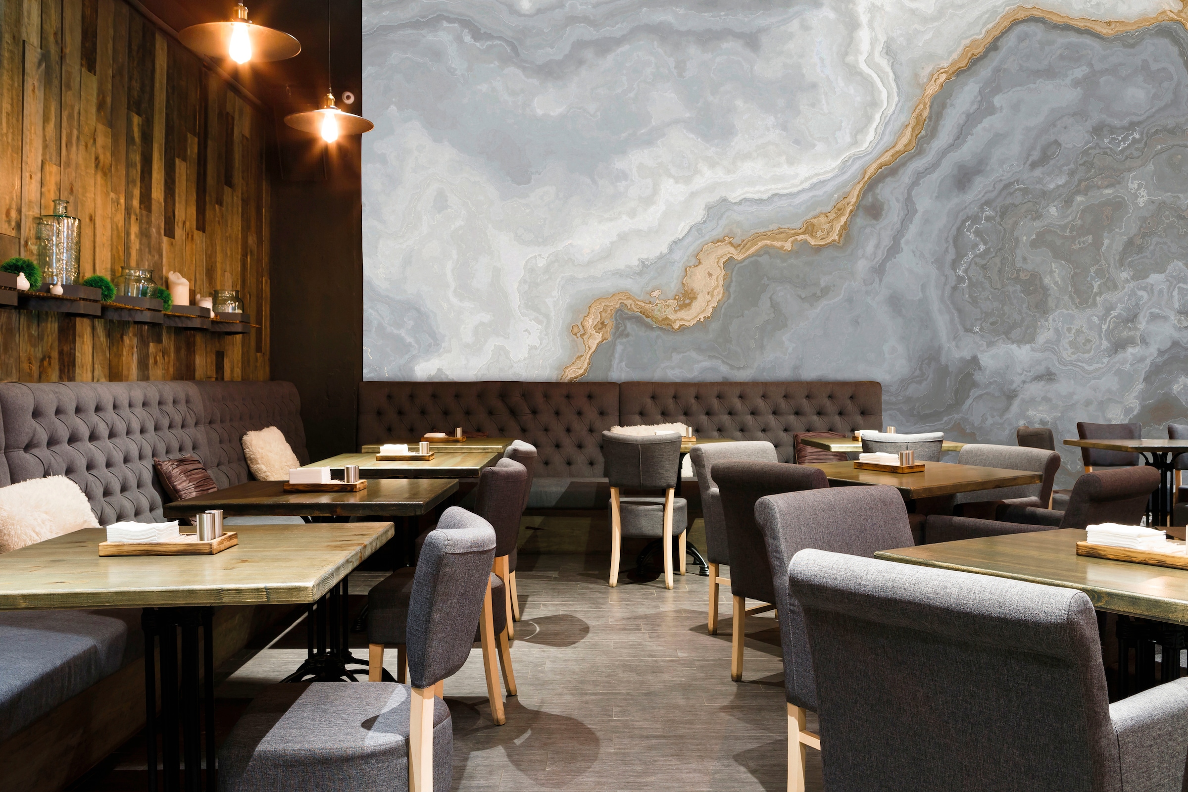 Architects Paper Fototapete »Atelier 47 Marble Artwork 1«, Farbverlauf, Vlies, Wand, Schräge, Decke