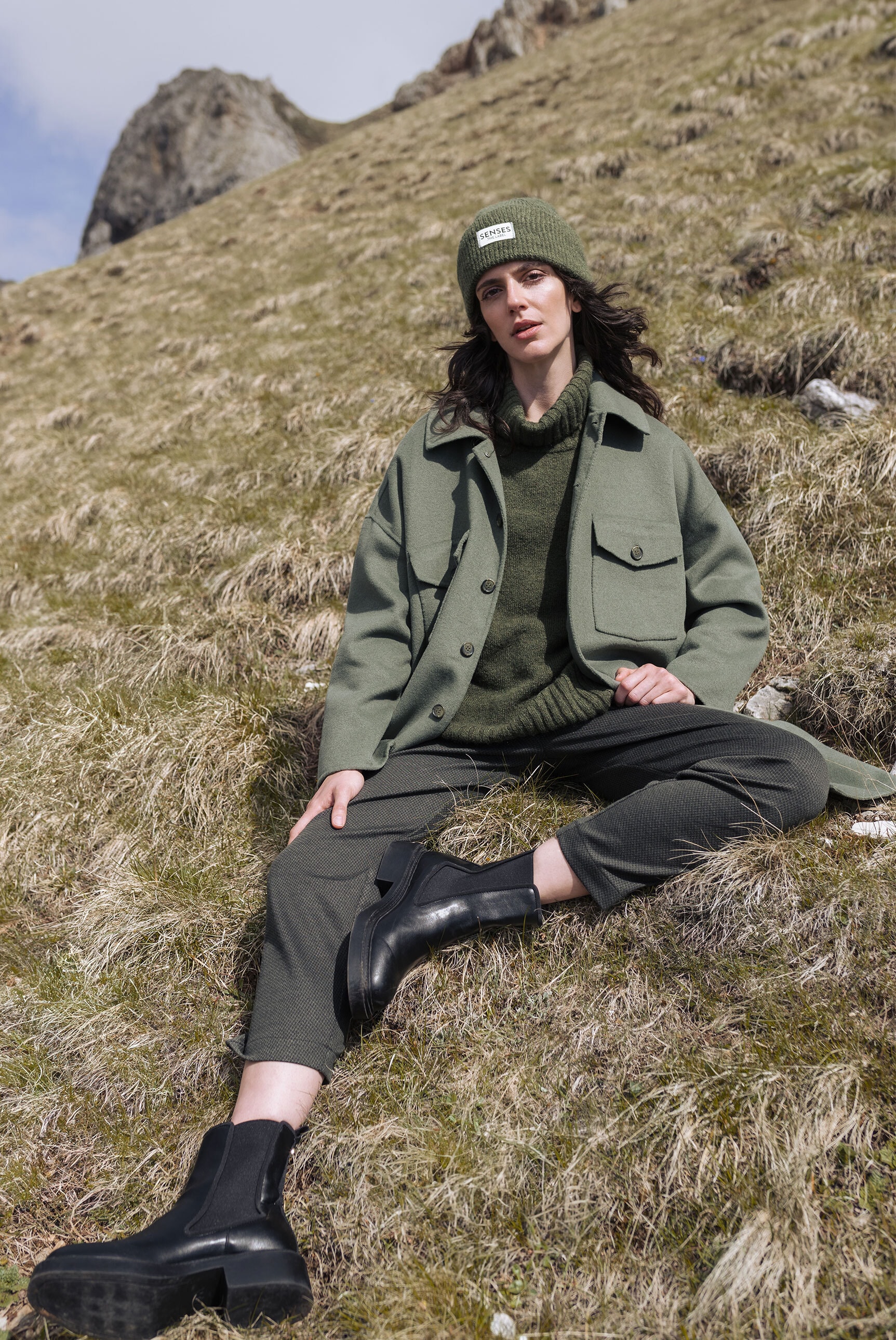 SENSES.THE LABEL Langjacke, ohne Kapuze
