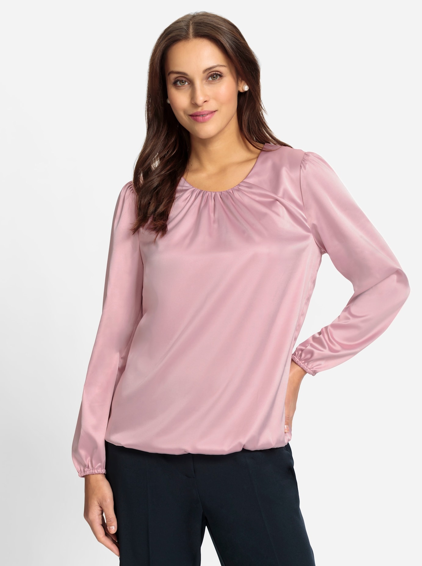 Lady Satinbluse