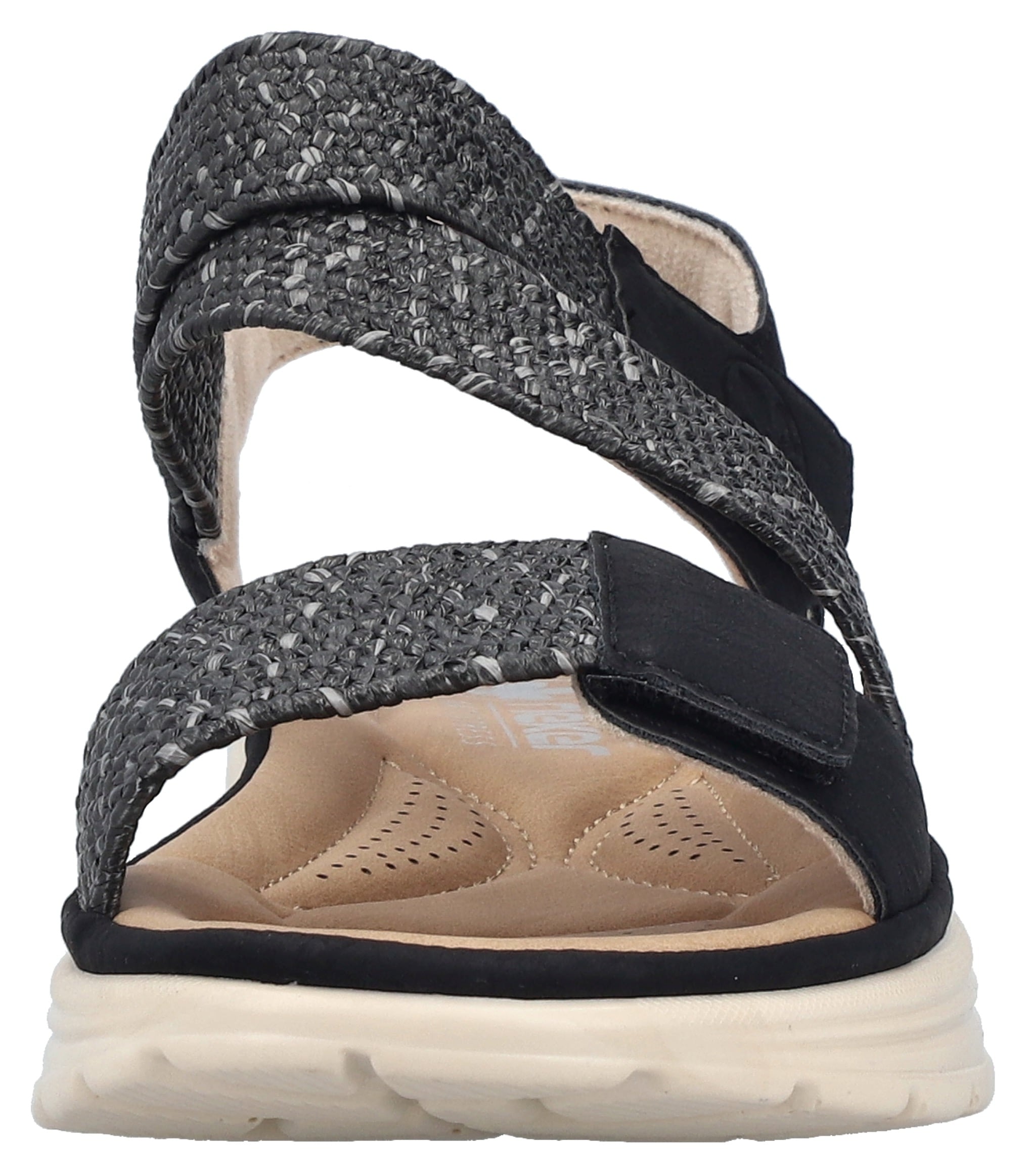 Rieker Sandale, Sommerschuh, Outdoorsandale mit regulierbaren Klettverschlüssen
