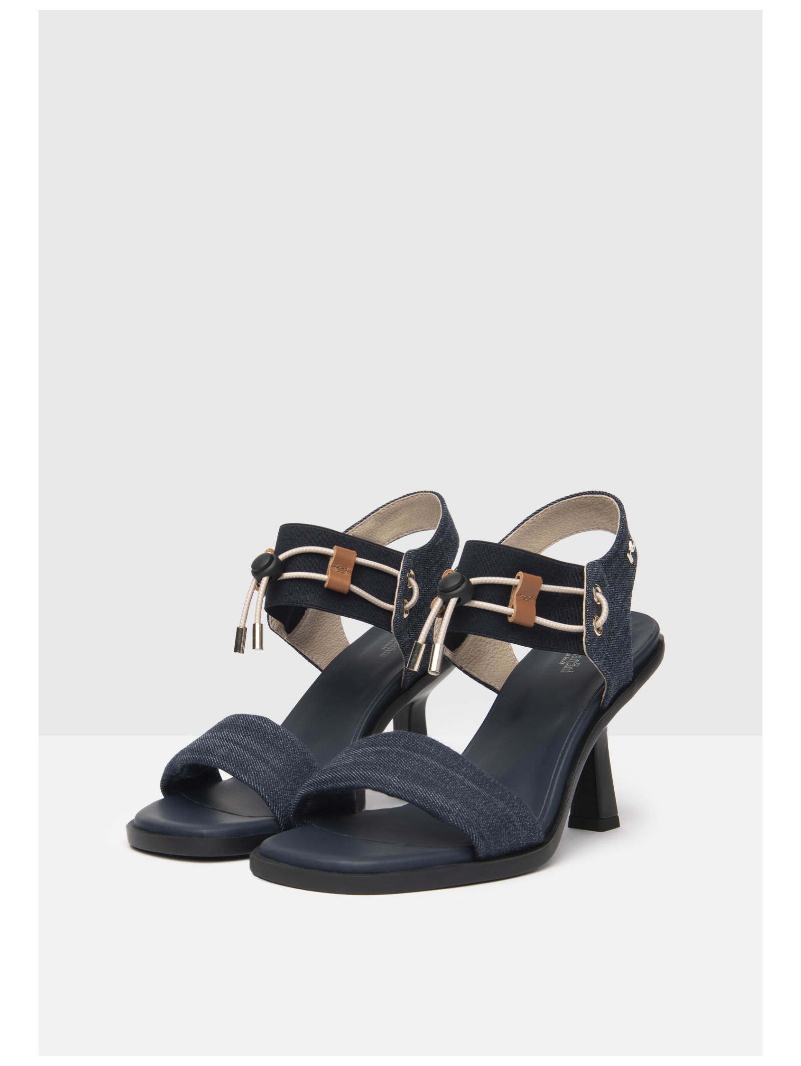 Nero Giardini High-Heel-Sandalette »Nero Giardini Sandalen Leder/Textil«
