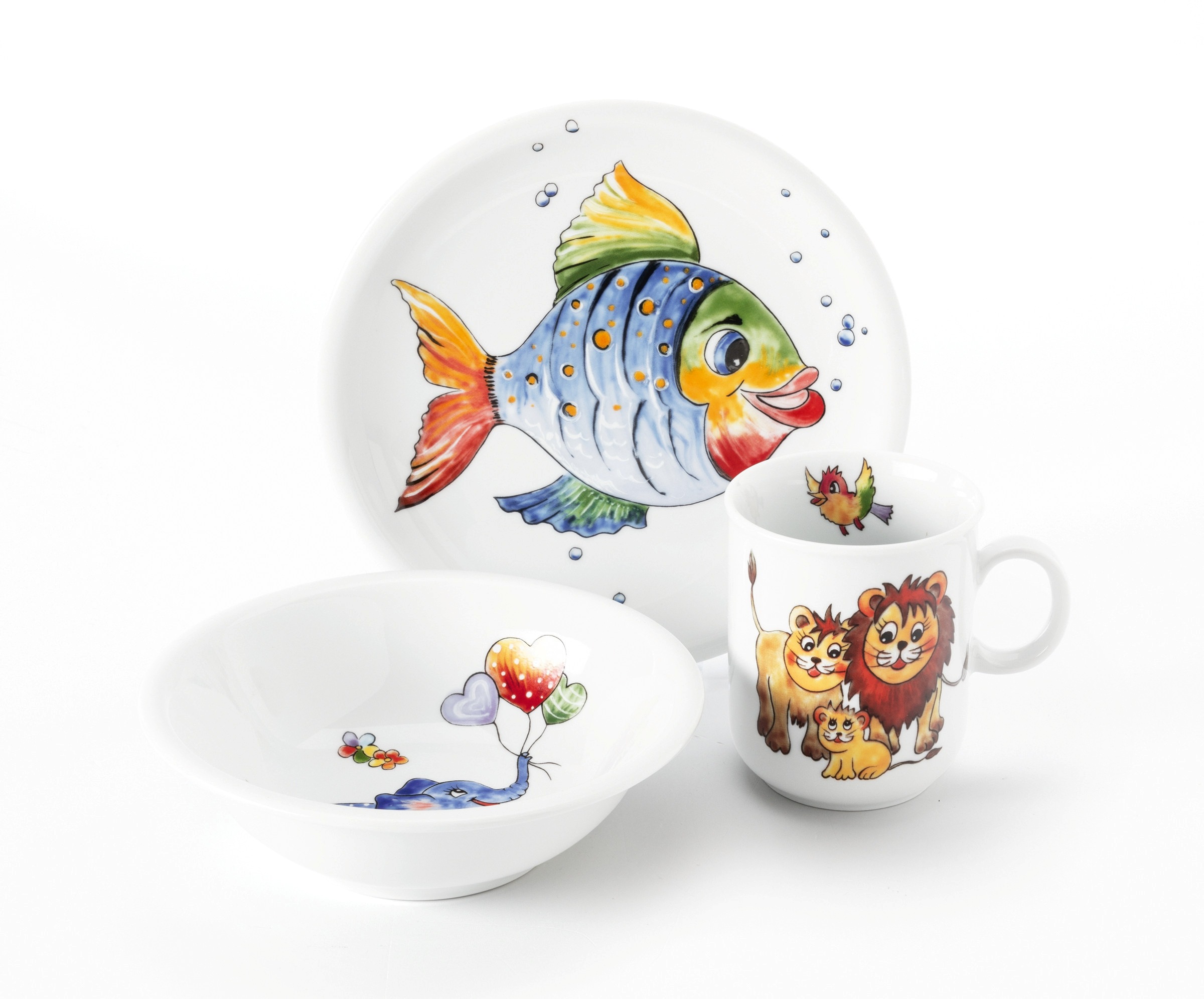 Seltmann Weiden Schüssel »Compact - Bunte Tierwelt«, 1 tlg., aus Porzellan, Schale rund 16 cm