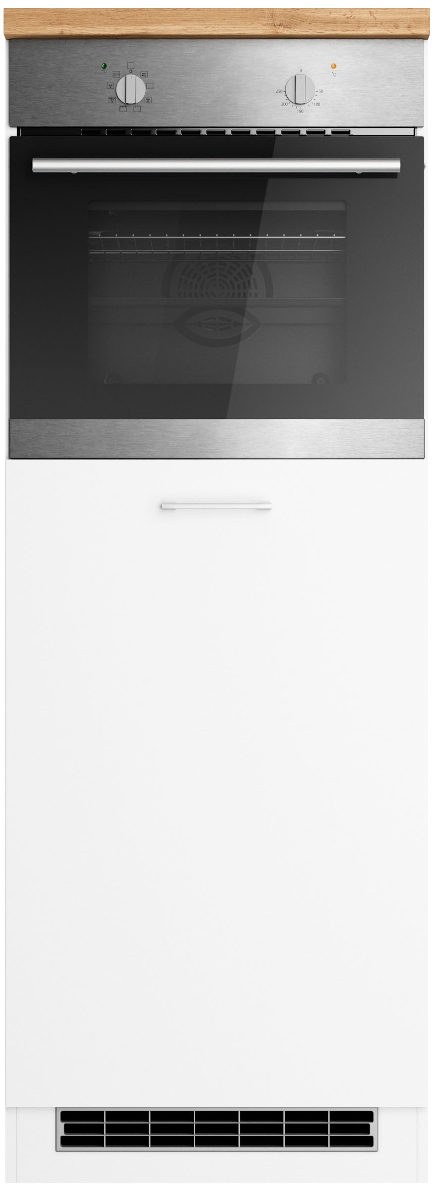 KOCHSTATION Backofenumbauschrank "KS-Milan" Ofenumbauschrank 60 cm, matte o günstig online kaufen