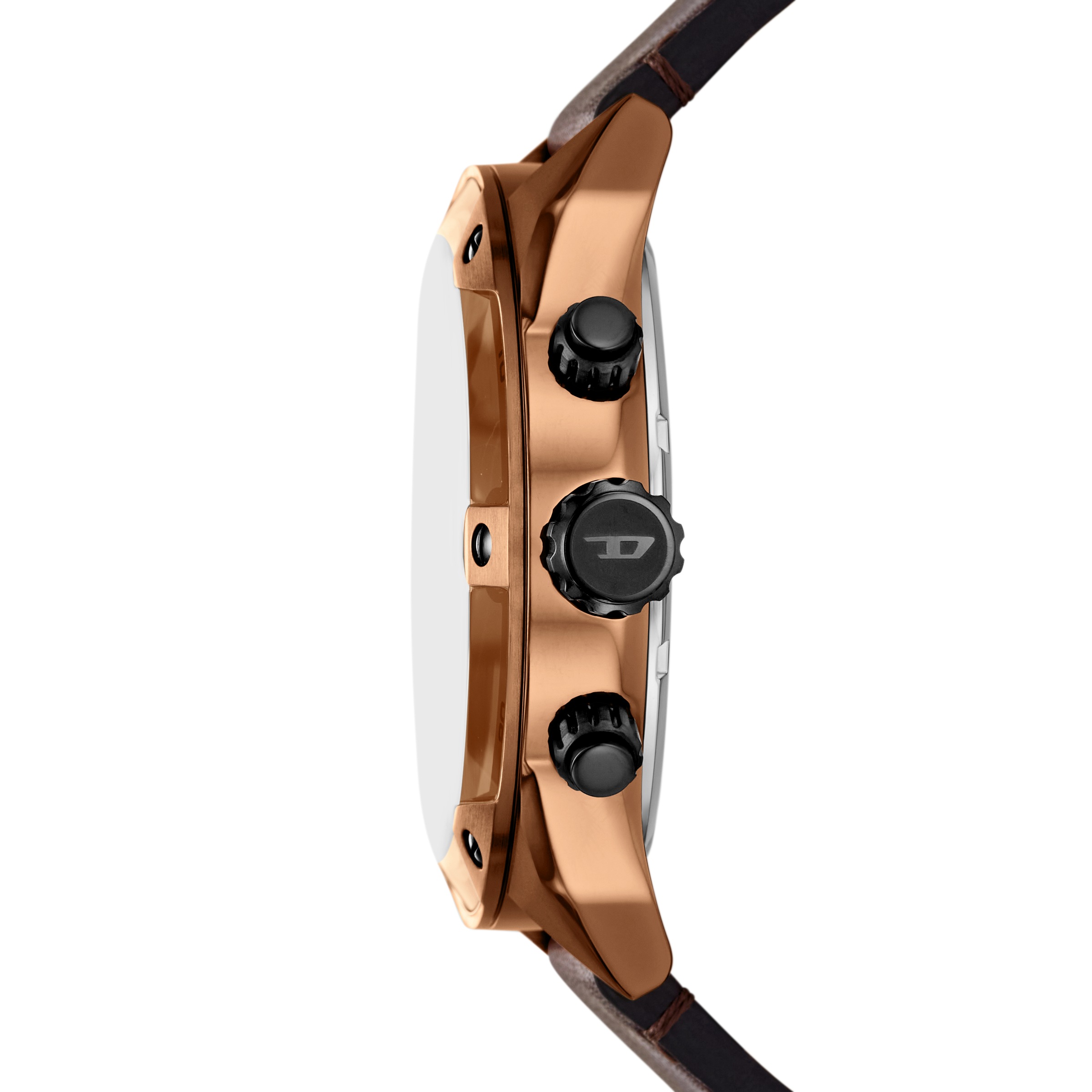 Diesel Chronograph »SPIKED« Quarzuhr, Armbanduhr, Herrenuhr, Lederarmband, analog, Tag