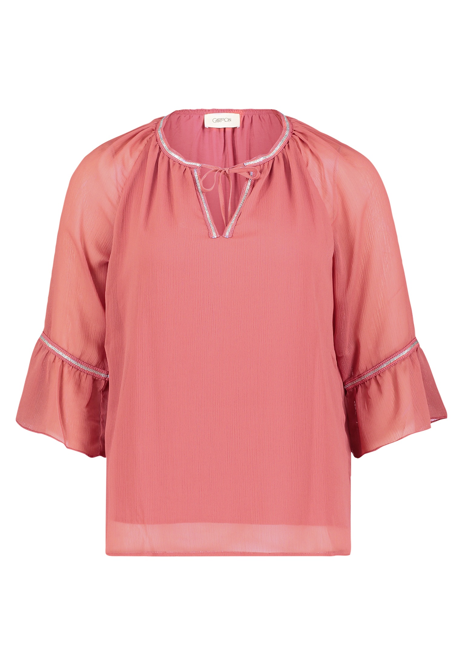 Cartoon Schlupfbluse »Cartoon Damen Casual-Bluse mit Flügelärmeln«