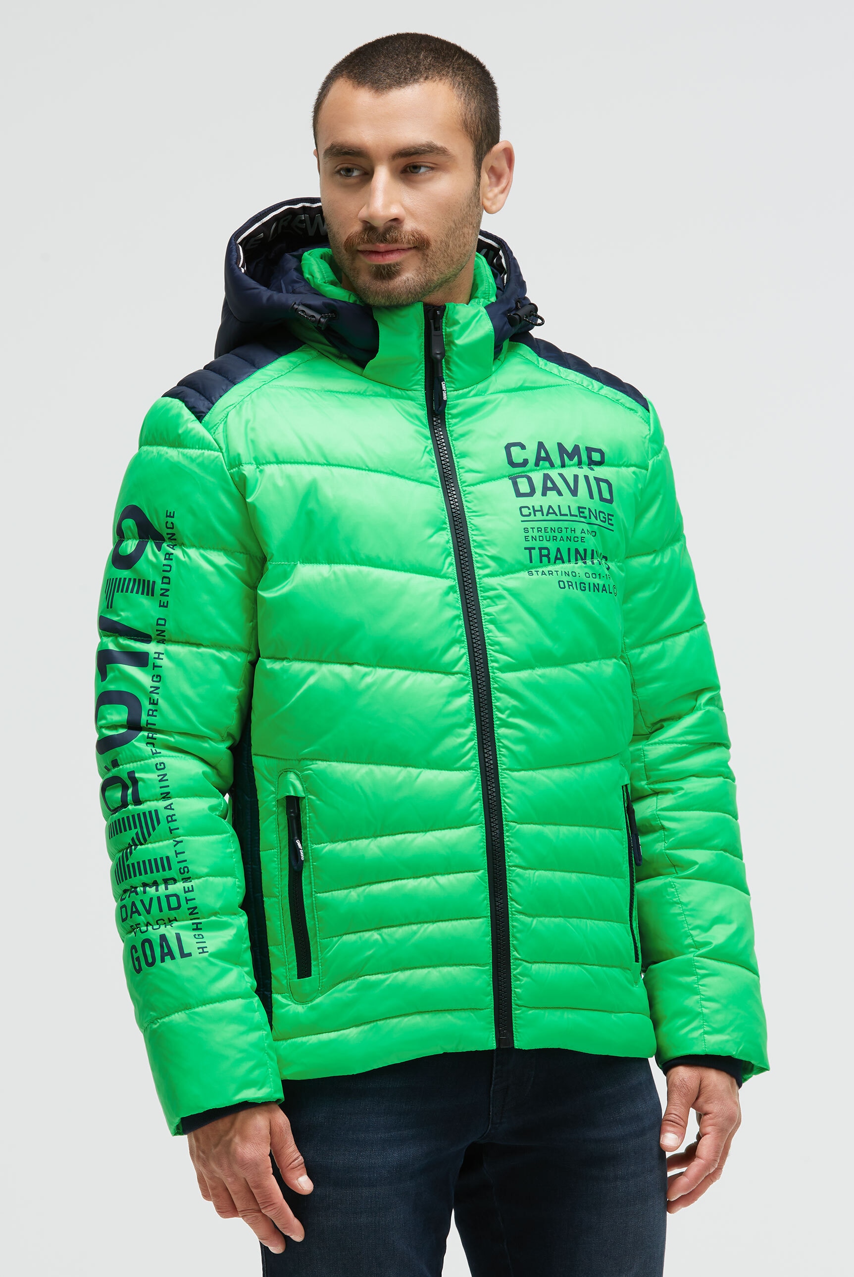 CAMP DAVID Winterjacke mit Kapuze mit abtrennbarer Kapuze günstig online kaufen