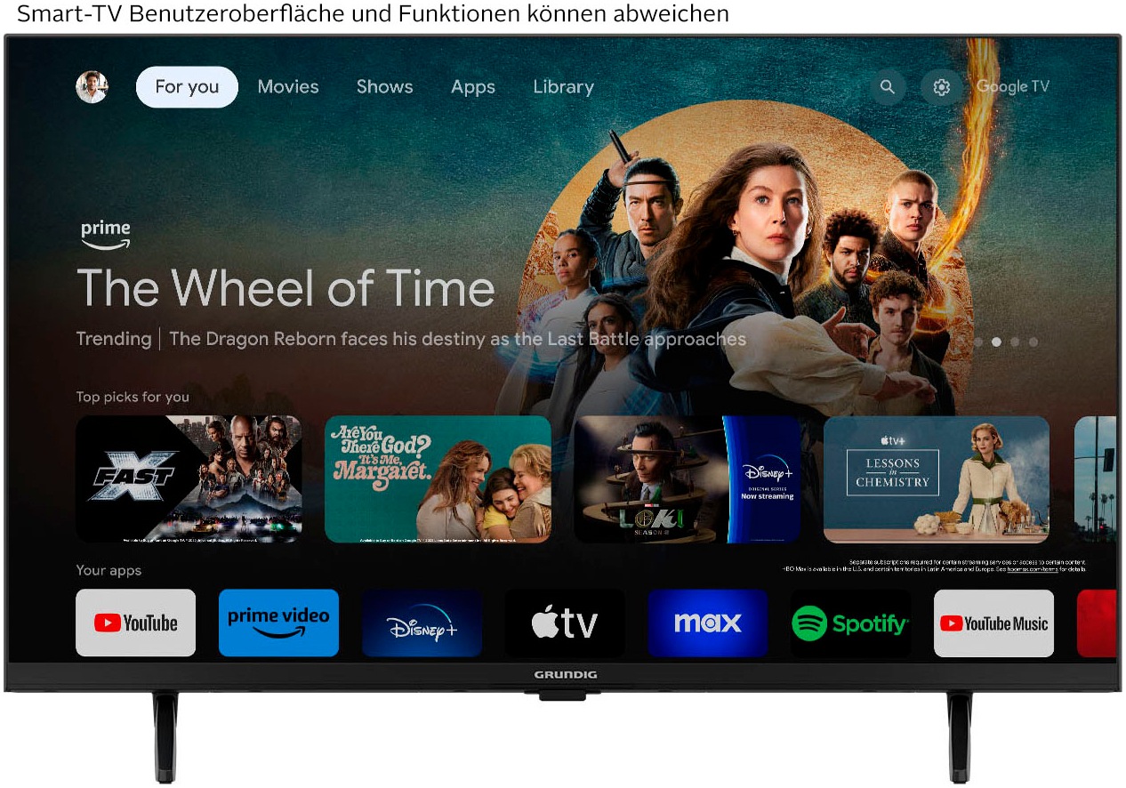 Grundig LED-Fernseher »32 VOE 64 EB4T00«, HD ready, Google TV