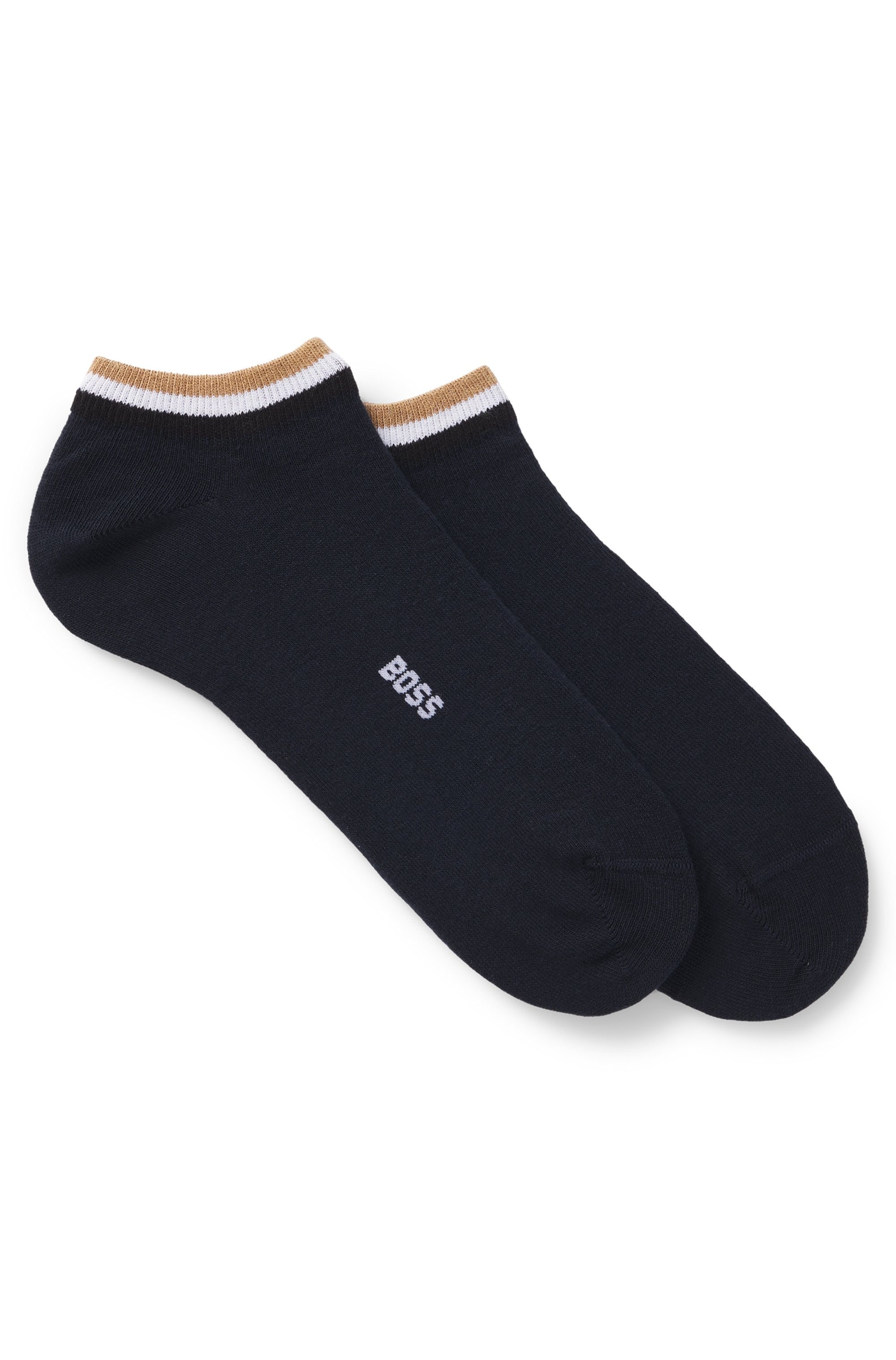 BOSS Sneakersocken »2P AS Stripe Col CC«, (Packung, 2 Paar), mit Kontraststreifen