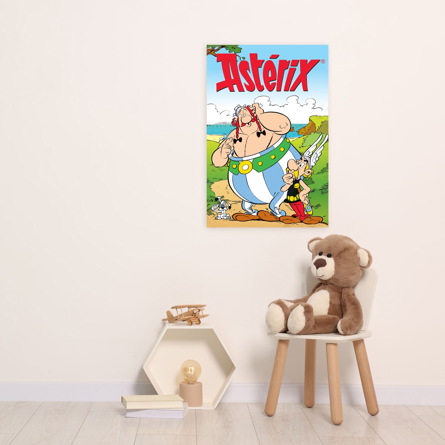 LuckyLinde Leinwandbild "Asterix, Obelix und Idefix II", Cartoon-Comic-Fant günstig online kaufen