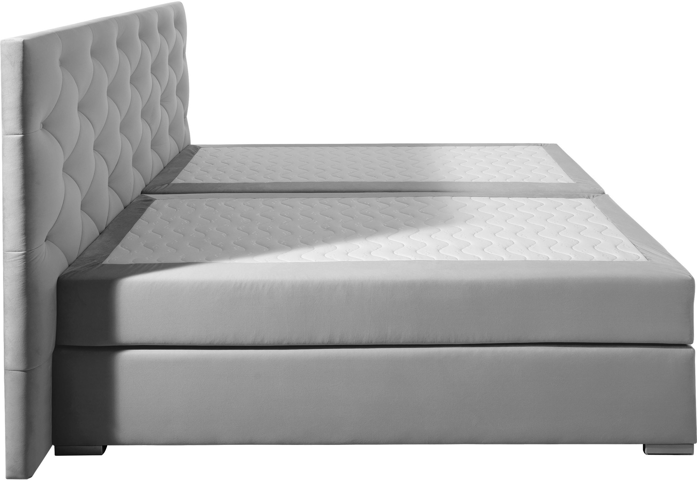 Home affaire Boxspringbett »Chalon, in verschiedenen Breiten«, inkl. Topper, wahlweise in H2, H3 oder H4 erhältlich