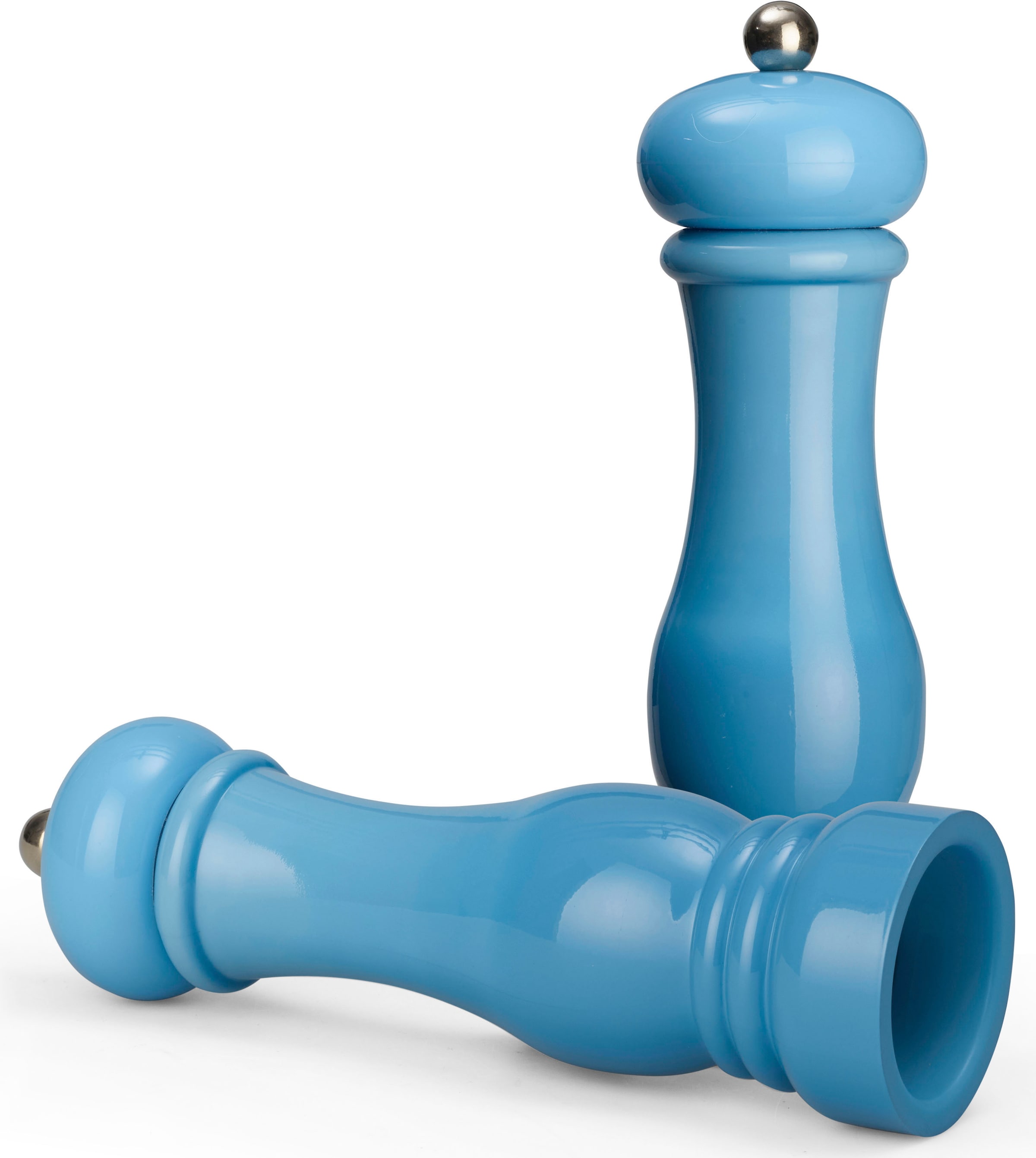 ECHTWERK Salz-/Pfeffermühle, (2 St.), hochwertiges ABS-Kunststoff, Keramikmahlwerk, Ideal für Gewürze, 21 cm
