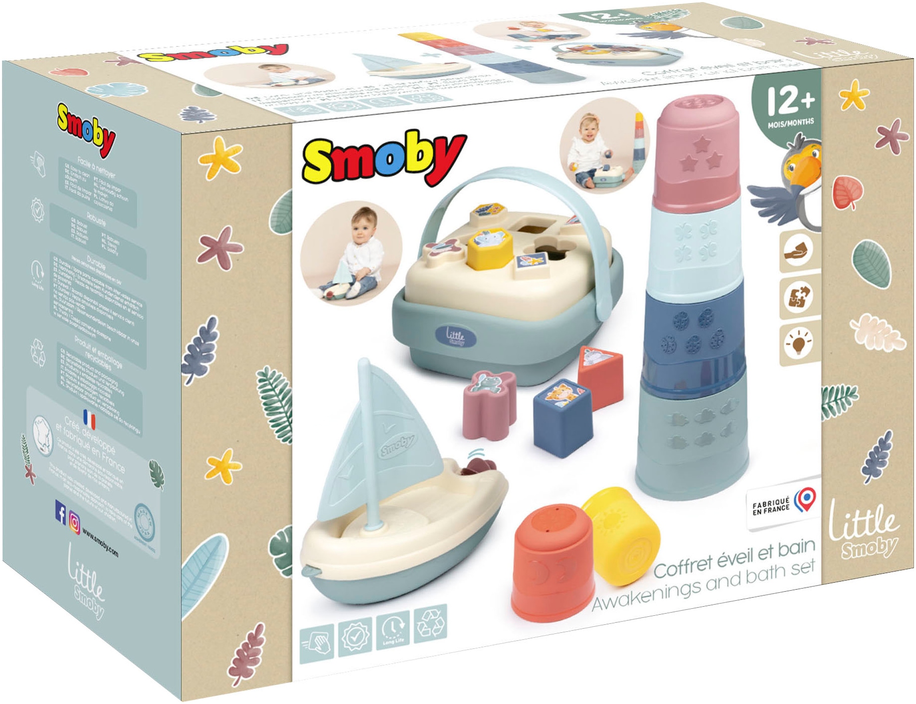Smoby Spielcenter »Little Smoby Motorikspielzeug-Set«, Made in Europe
