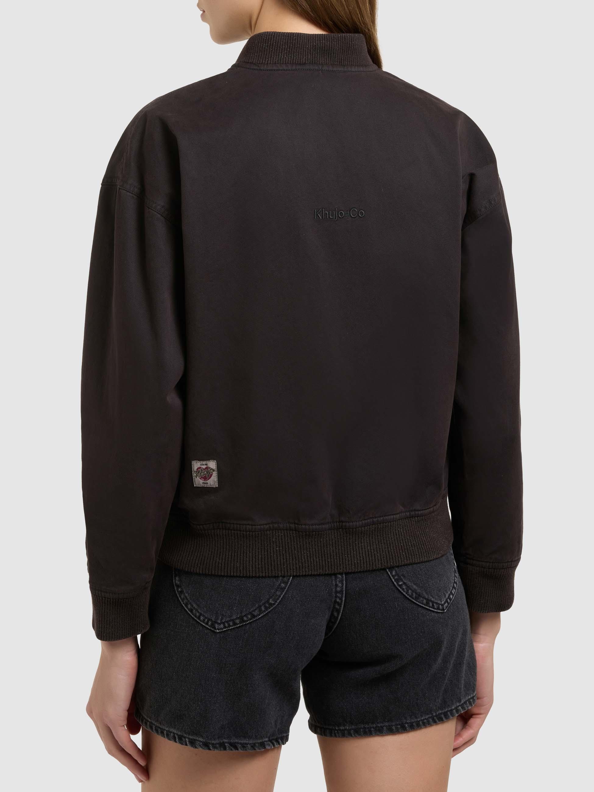 khujo Funktionsjacke »Inie« 1 Stk. tlg. ohne Kapuze Übergangsjacke im Bomberjacken-Style