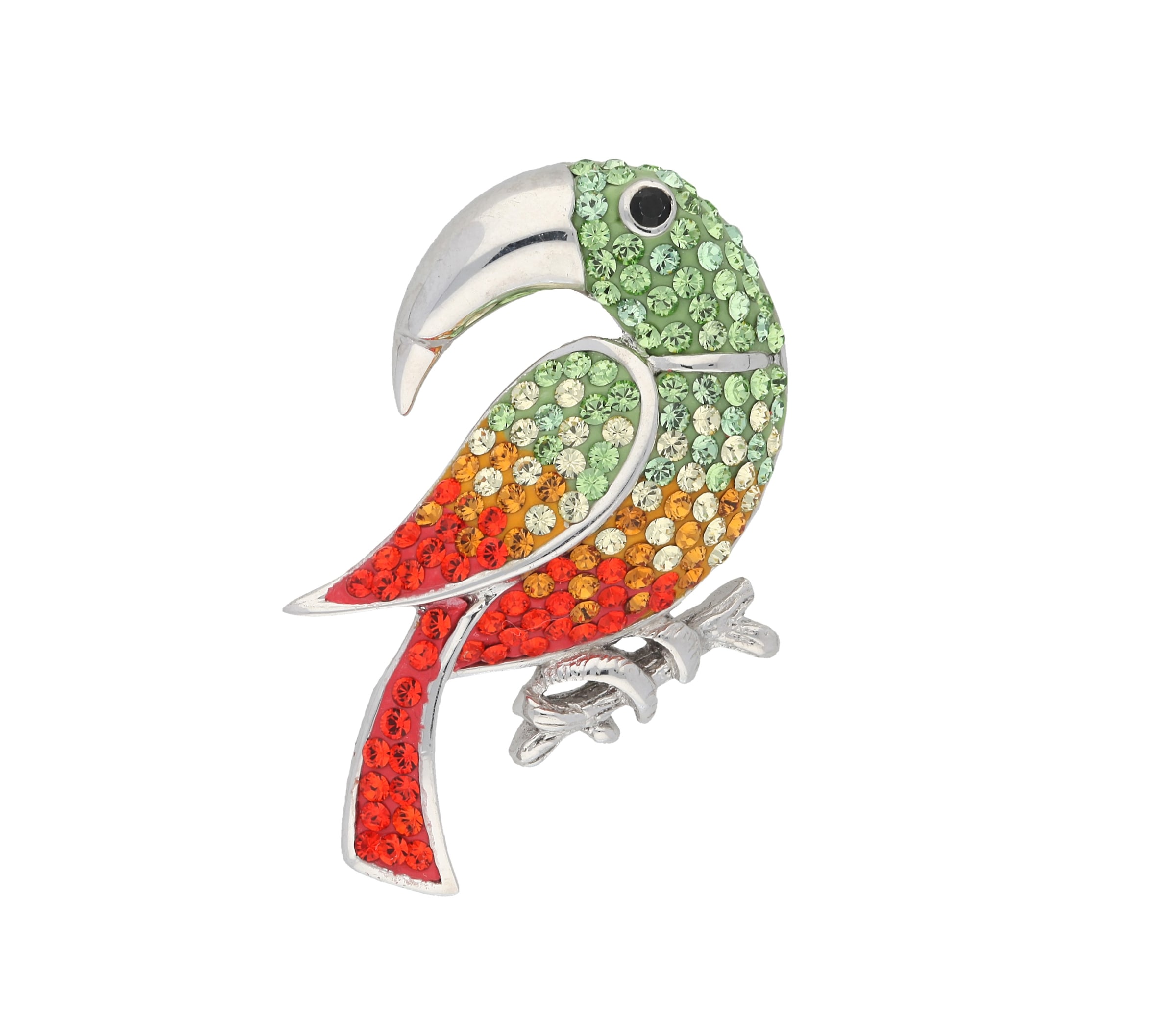Adelia´s Kettenanhänger »Anhänger Papagei aus 925 BAUR 24 mit für Silber ▷ cm« Zirkonia 