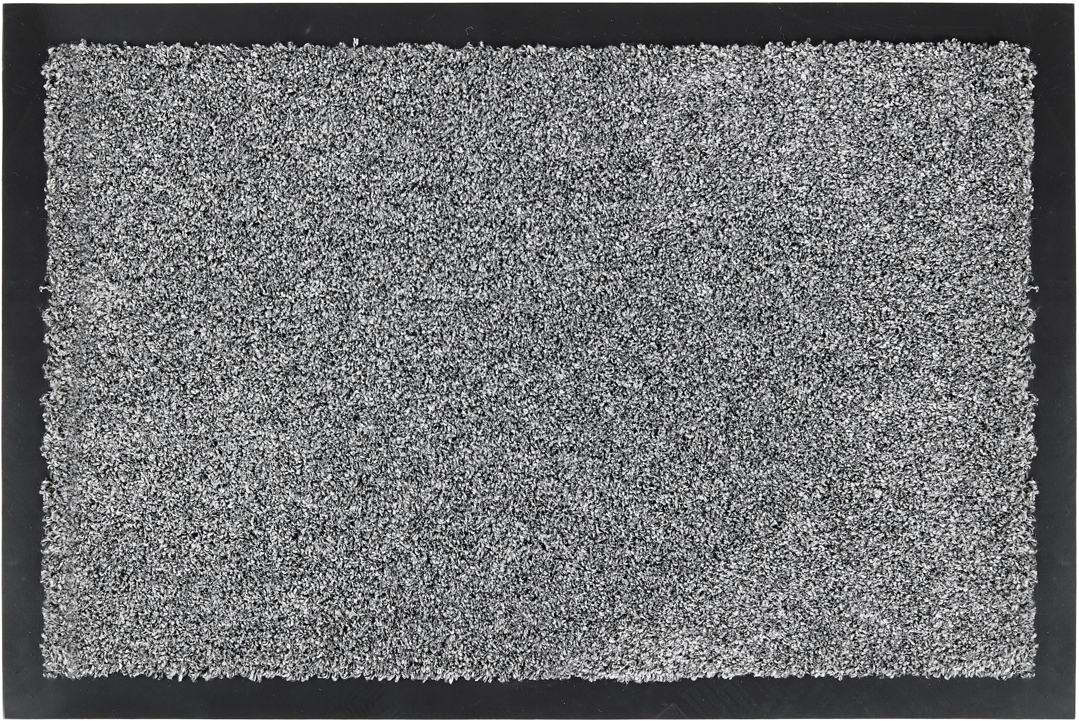 Fußmatte ASTRA, B:80cm H:10mm L:120cm, grau, Kunstfaser, Flur, Teppiche, "Calcite", Türmatte, Sauberlaufmatte, rutschfest, meliert, nimmt Schmutz auf