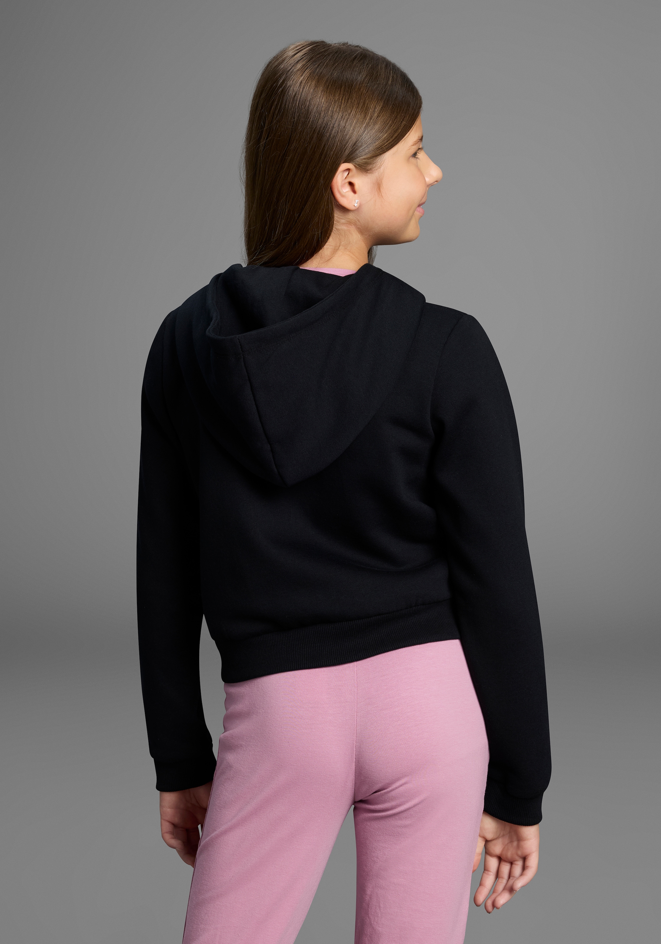 H.I.S Kapuzensweatjacke »Kurze Sweatjacke«, Sweatjacke in modischer Kurzform