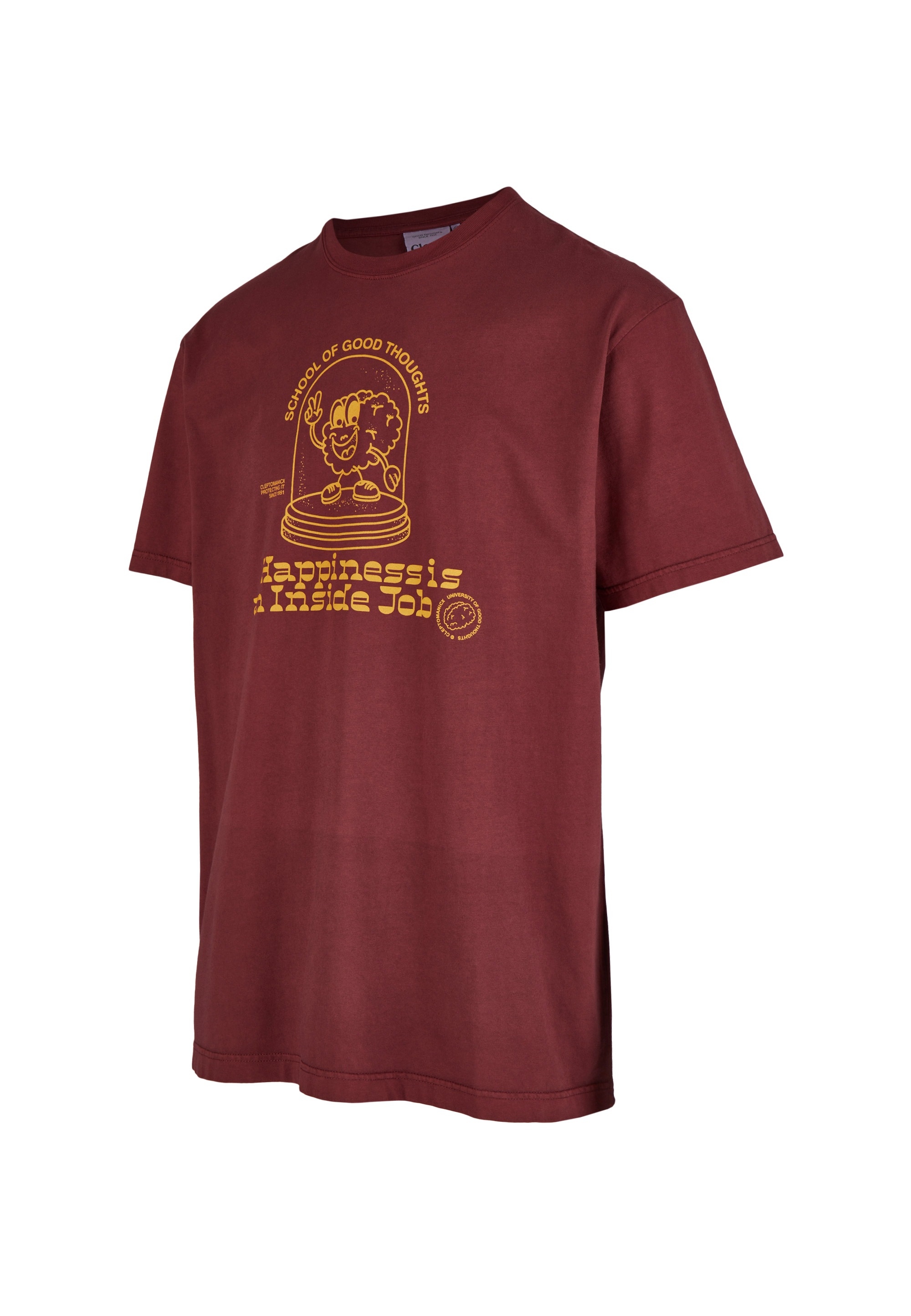 Cleptomanicx T-Shirt »Happiness«, mit schönem Frontprint