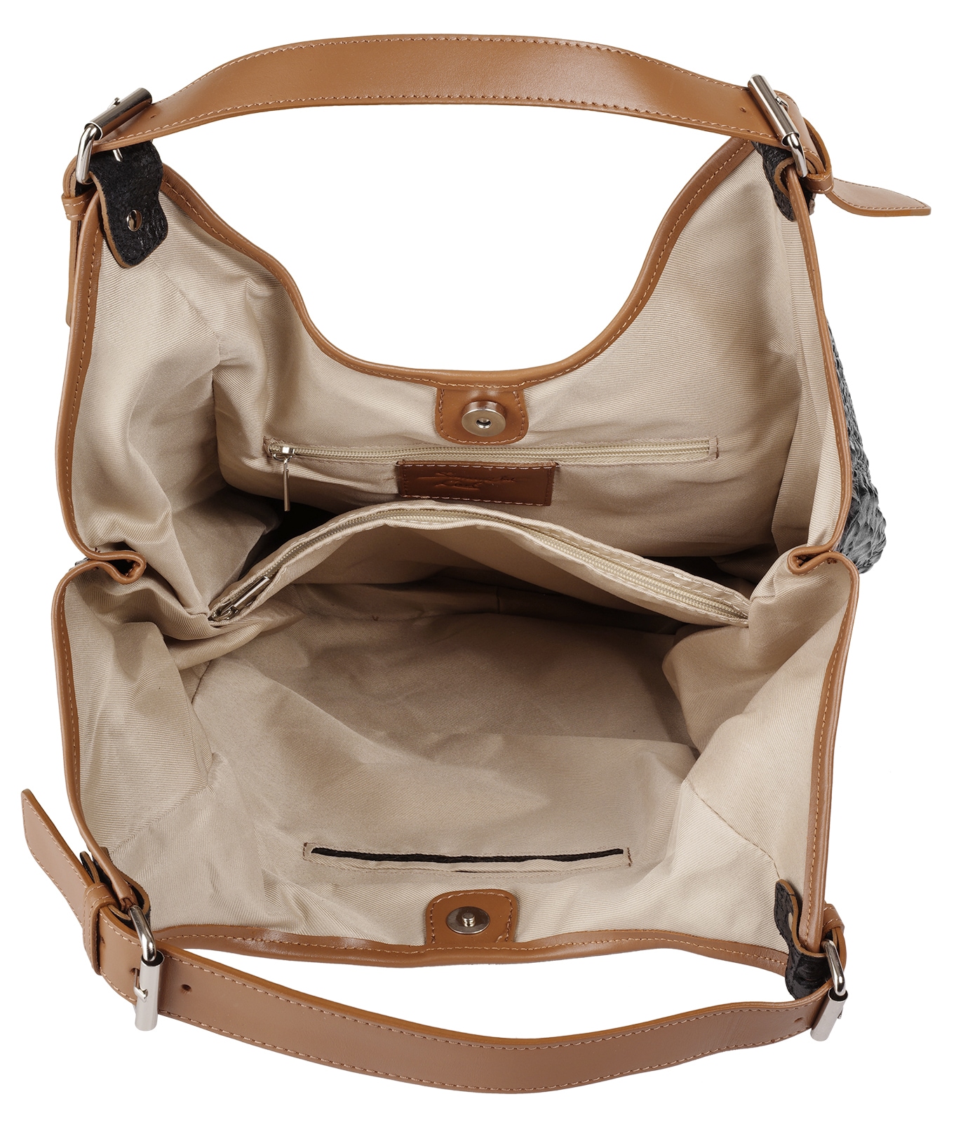 Samantha Look Shopper echt Leder, Made in Italy