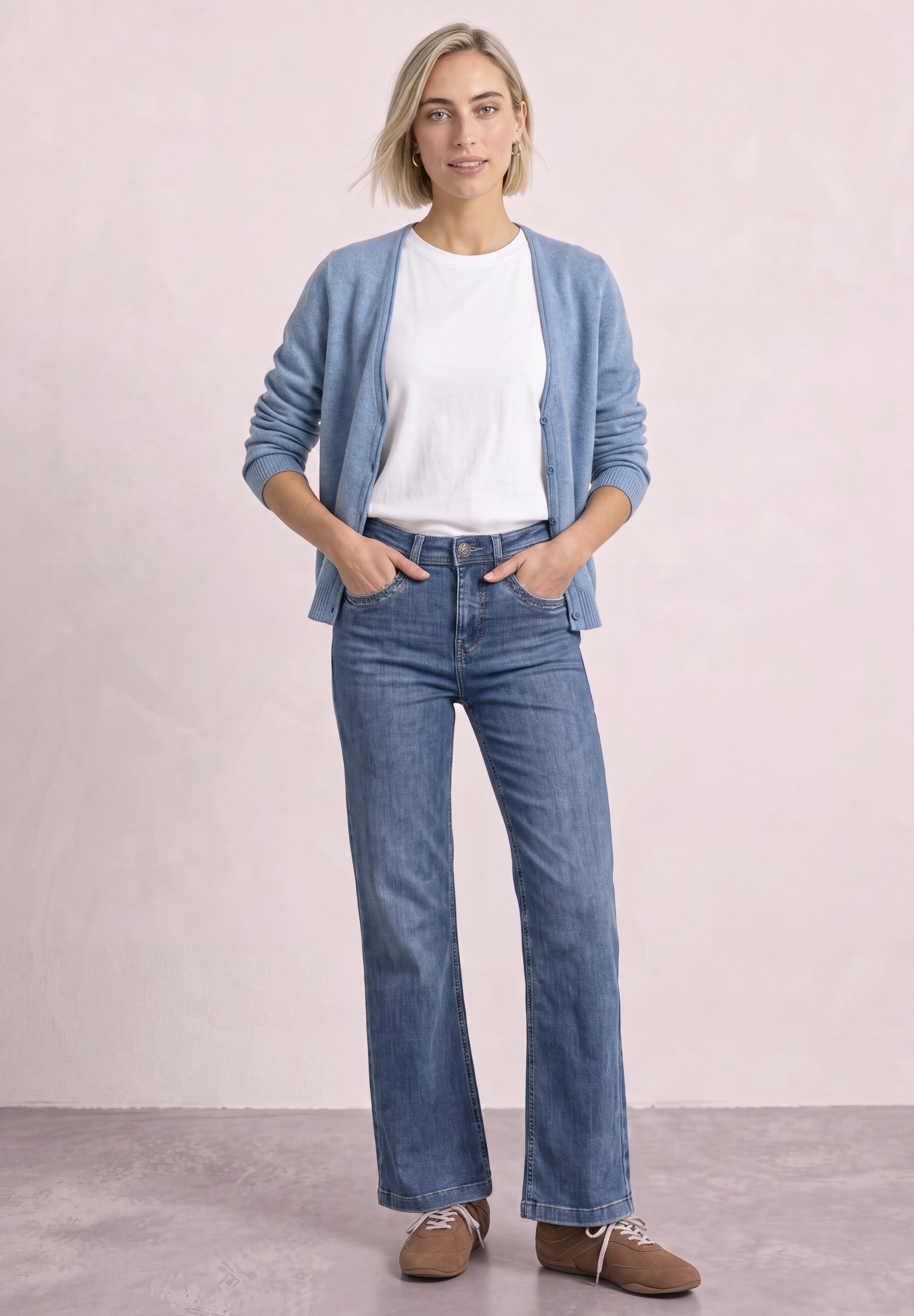 STREET ONE Cardigan mit Knopfleiste