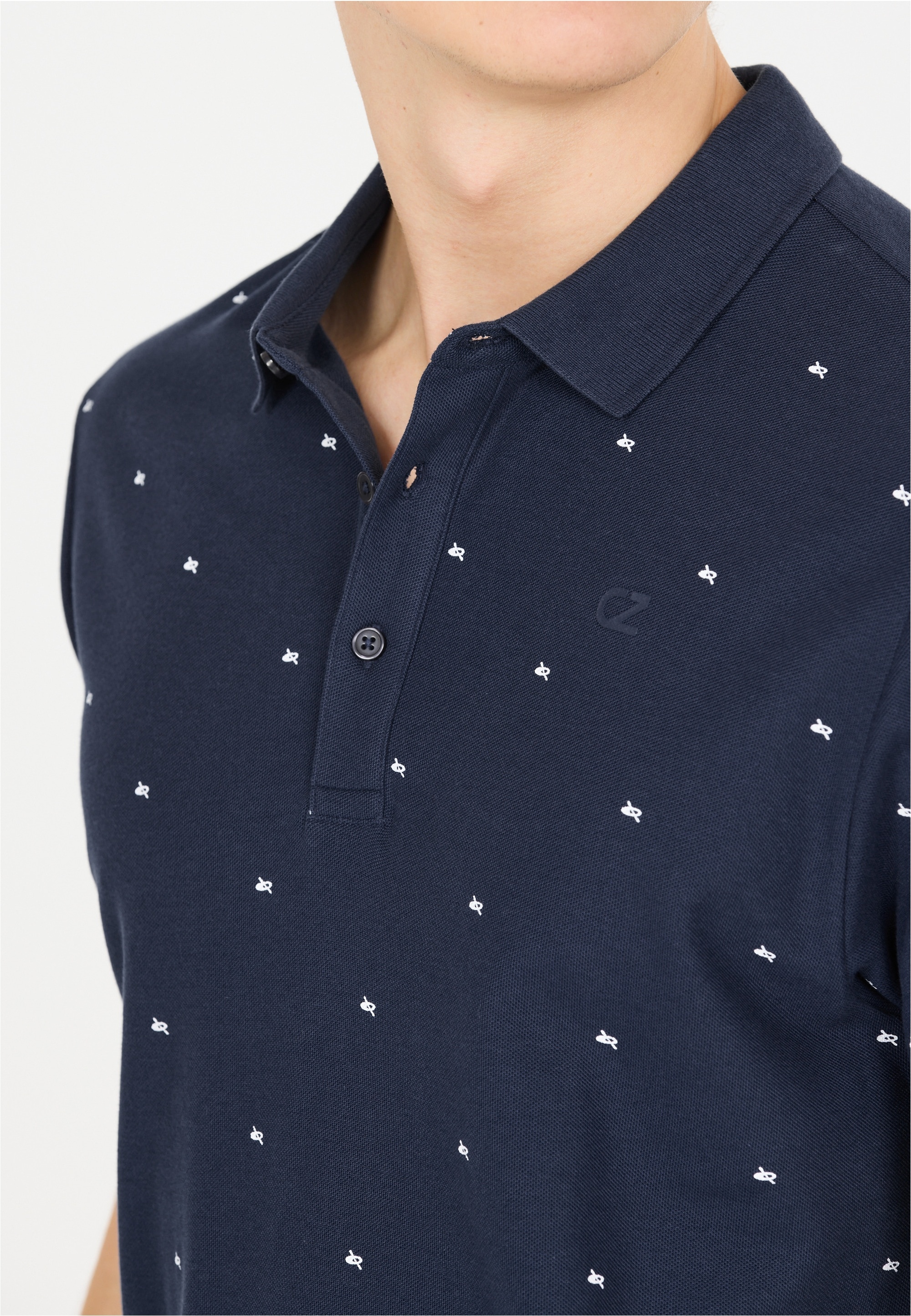 CRUZ Langarm-Poloshirt »Ashbur«, mit Baumwoll-Touch und lässiger Optik