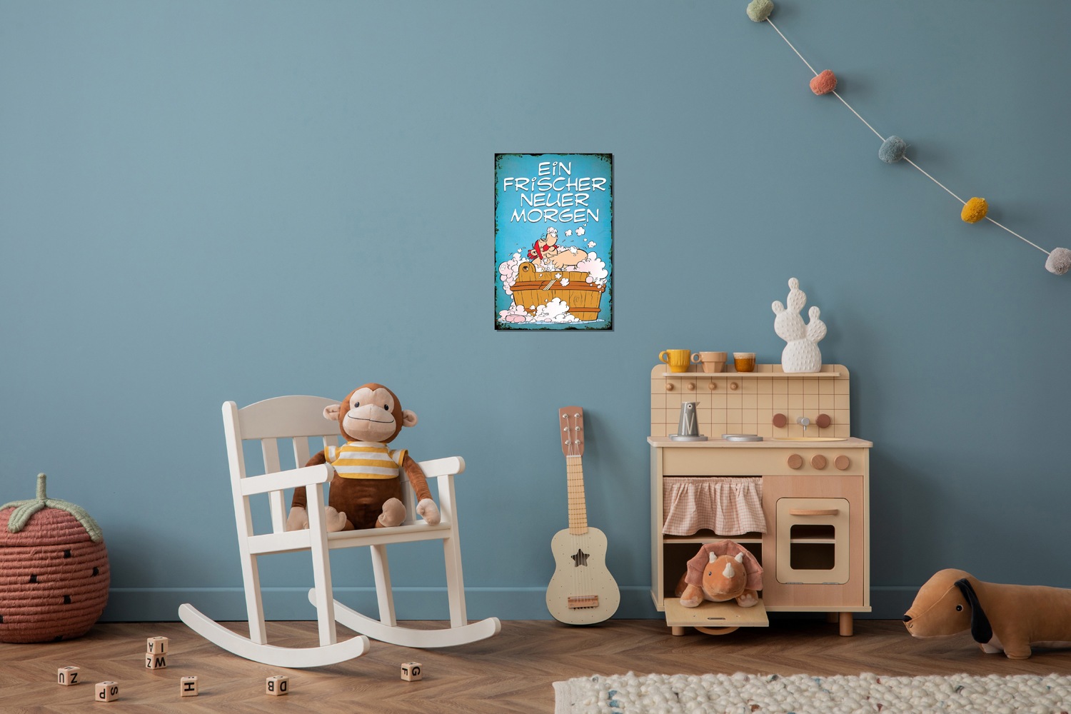 LuckyLinde Metallbild "Obelix Ein frischer neuer Morgen", Cartoon-Comic-Fan günstig online kaufen