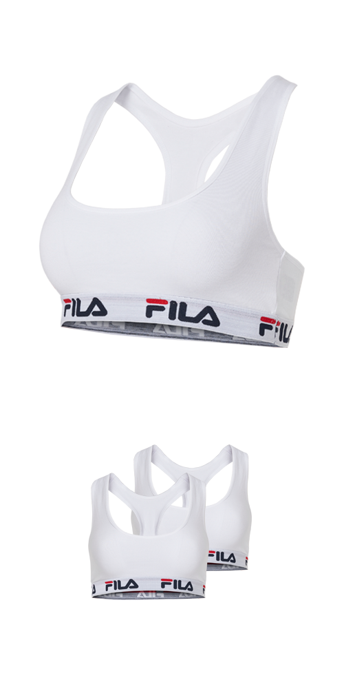 Fila Bustier "WOMAN BUSTIER" 2er Pack, ohne Polsterung und ohne Bügel, Race günstig online kaufen