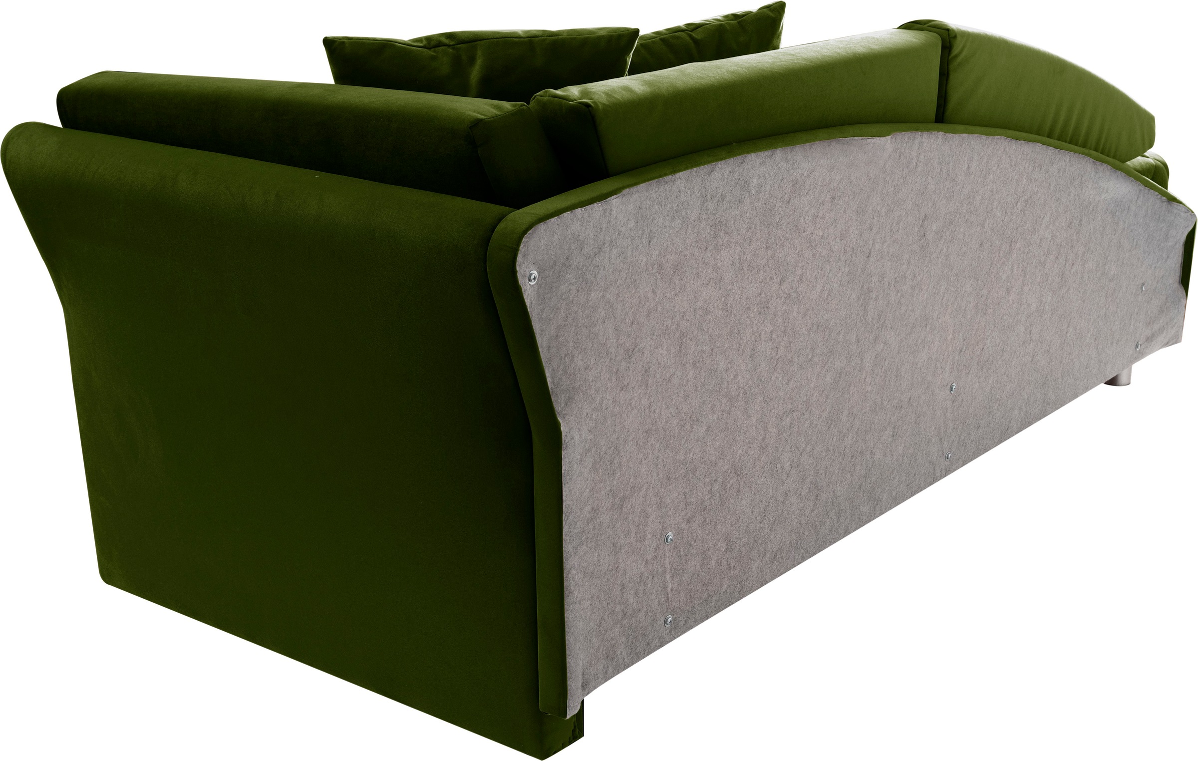 alina Schlafsofa »Lindsay«, Bettkasten, Zierkissen-Set aus: 2 Stk. 40x40cm, 1 Stk. 30x30cm