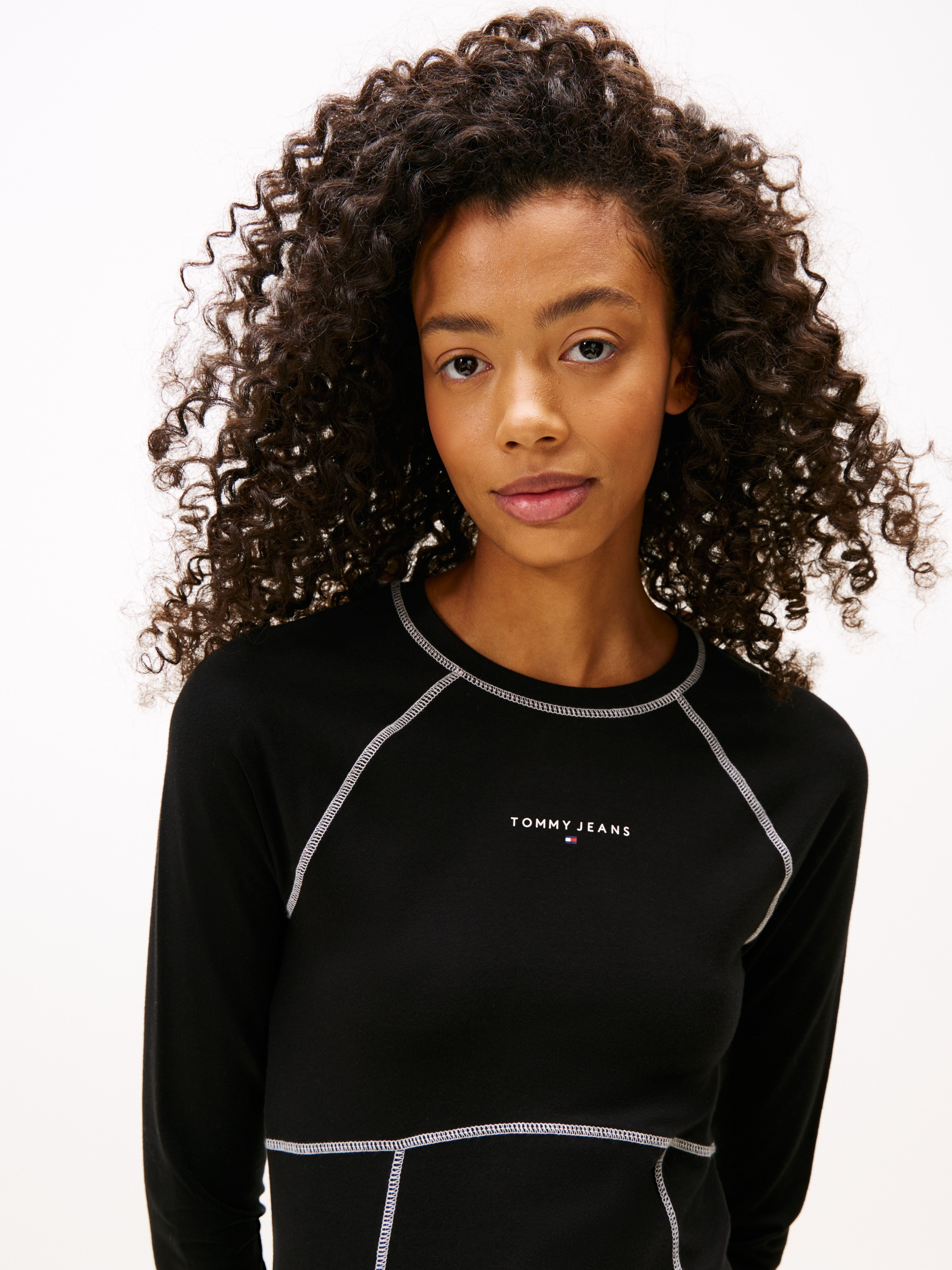 Tommy Jeans Jerseykleid "TJW BODYCON LINEAR MINI DRESS" günstig online kaufen