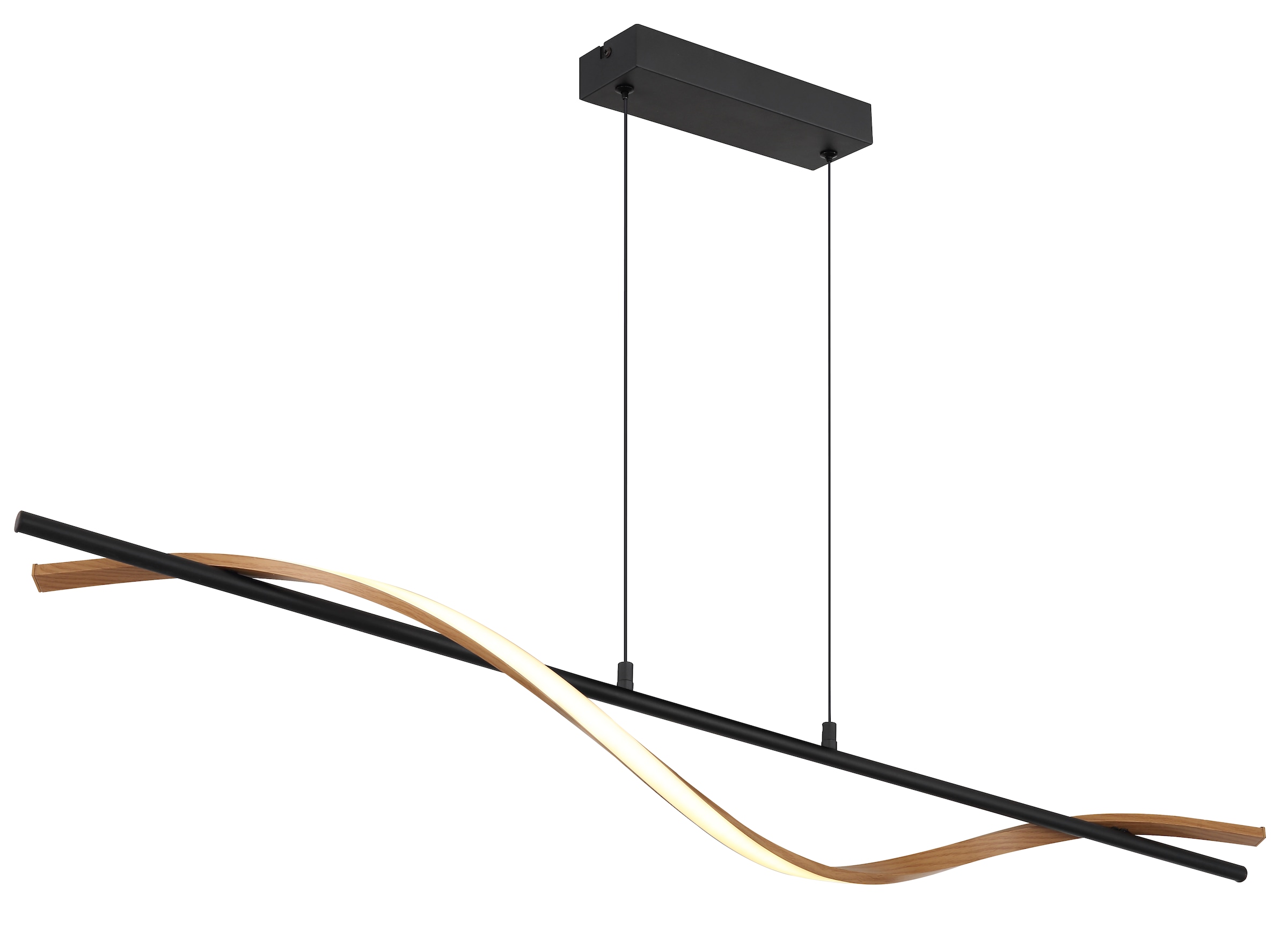 GLOBO LIGHTING Hängeleuchte »WATKINS« LED-Modul 1 Stk. Warmweiß Hängelampe Esszimmer-Leuchte Esstischleuchte Wohnzimmer