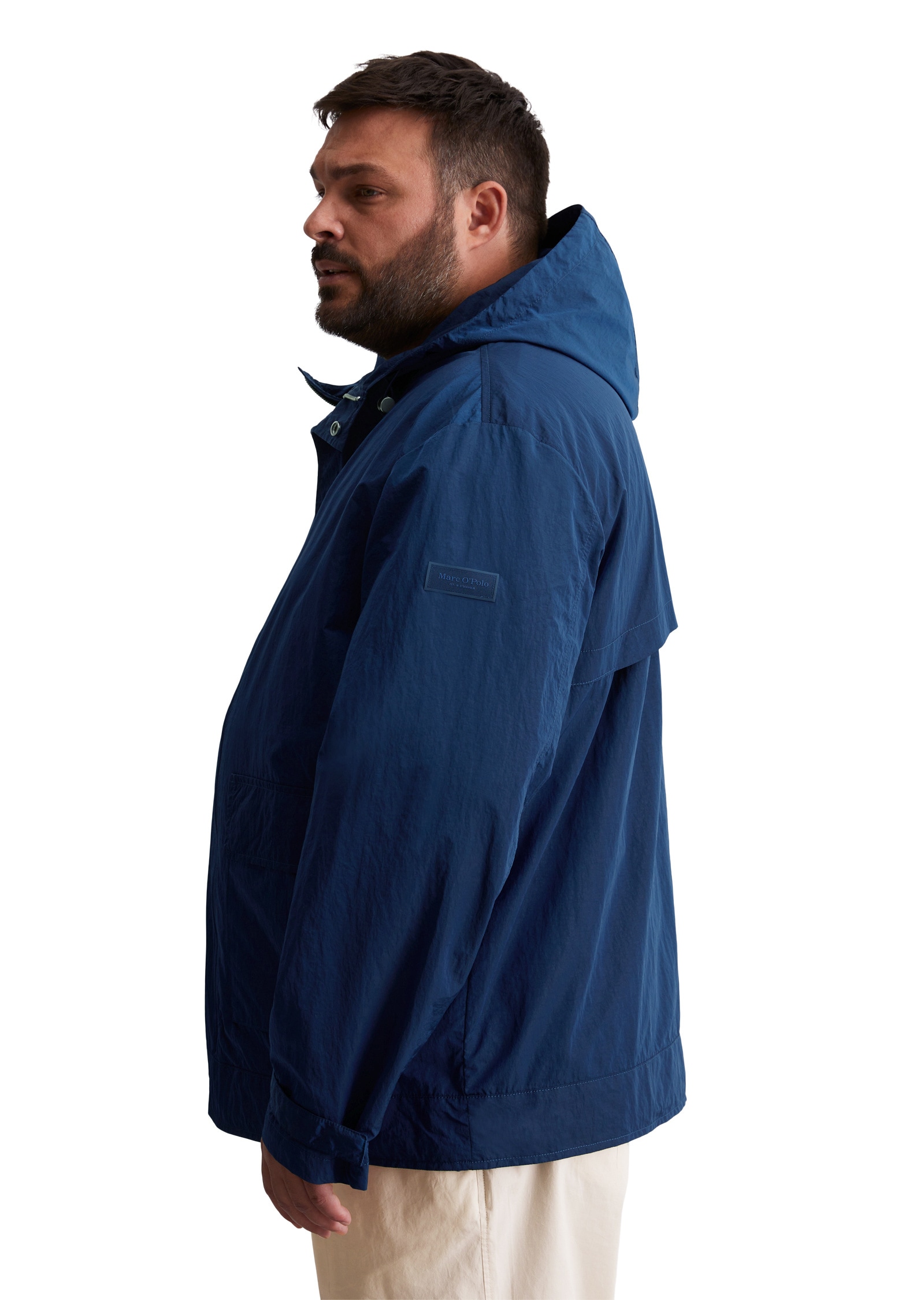 Marc O'Polo Outdoorjacke »aus wasserabweisendem Material«, mit Kapuze