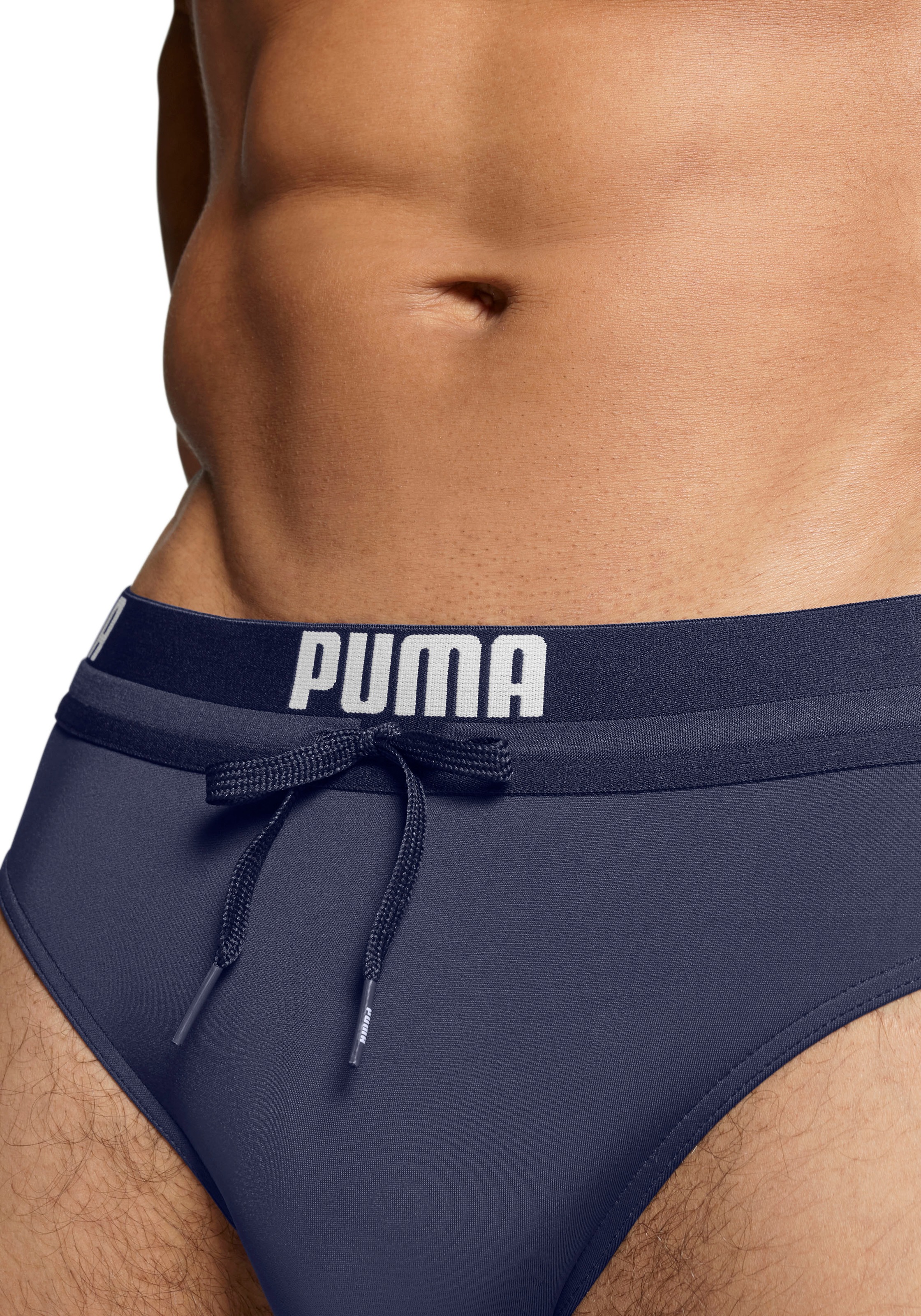 Puma Slip De Bain Logo Navy M Homme 3