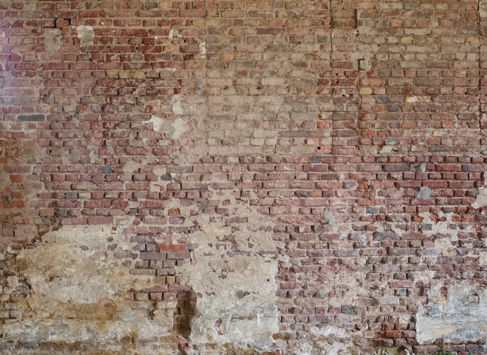 A.S. Création Vliestapete »Fototapete Backsteinoptik Altrot  Ziegelmauer« matt strukturiert