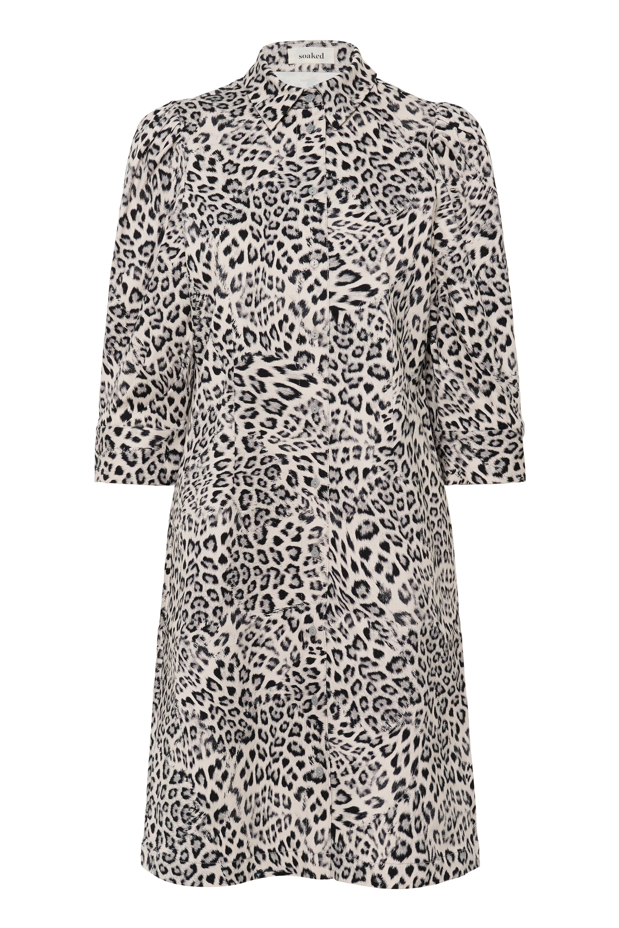 SOAKED IN LUXURY Midikleid "Damen Kleid SLSandja"