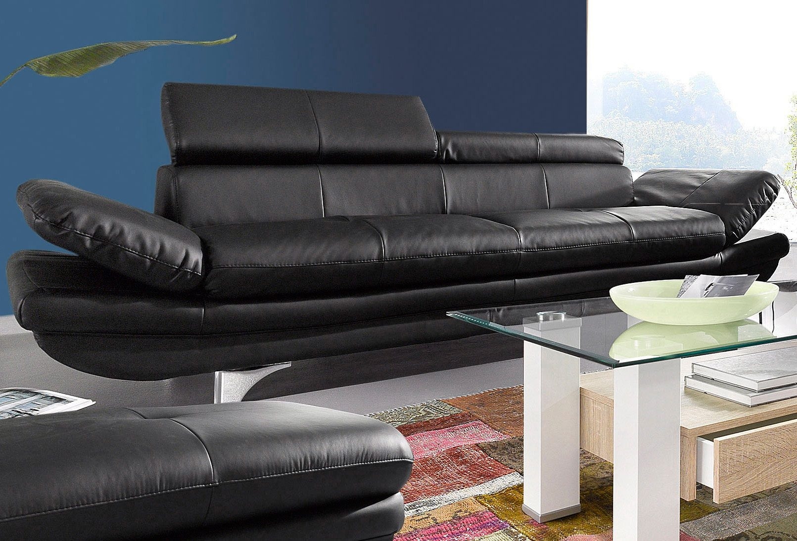 COTTA 3-Sitzer "Enterprise", Big-Sofa, mit Armteilverstellung & Kopfteilver günstig online kaufen