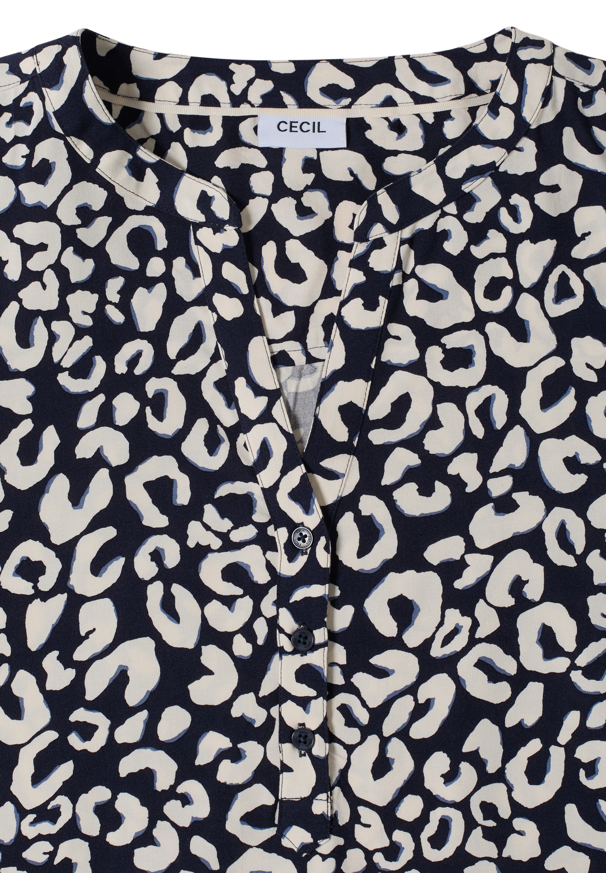 Cecil Kurzarmbluse aus softer Viskose