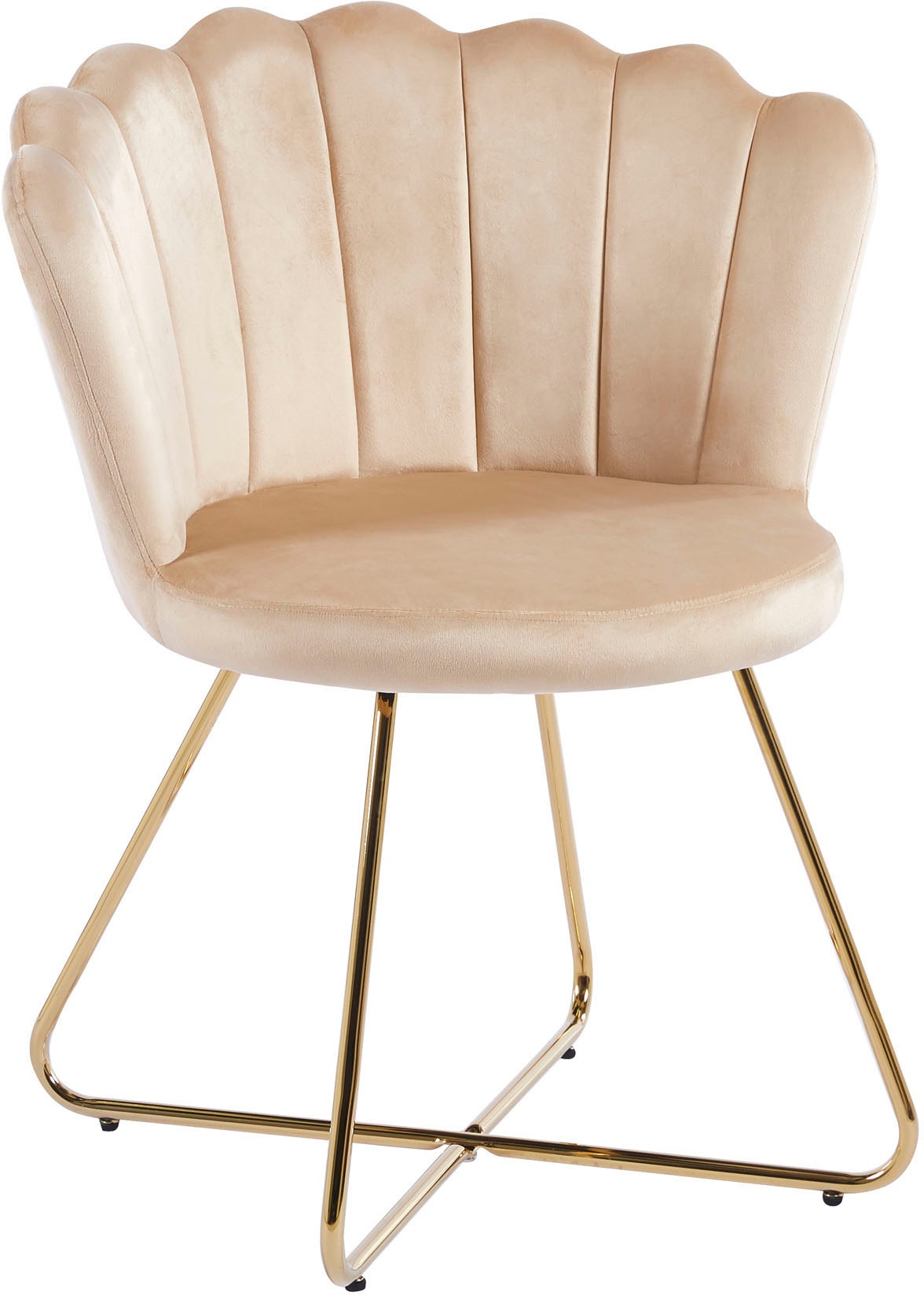 Thumbnail - SalesFever Polsterstuhl "Komfortabler Stuhl im eleganten Design" (Set) 2 Stk.Muschel-Design