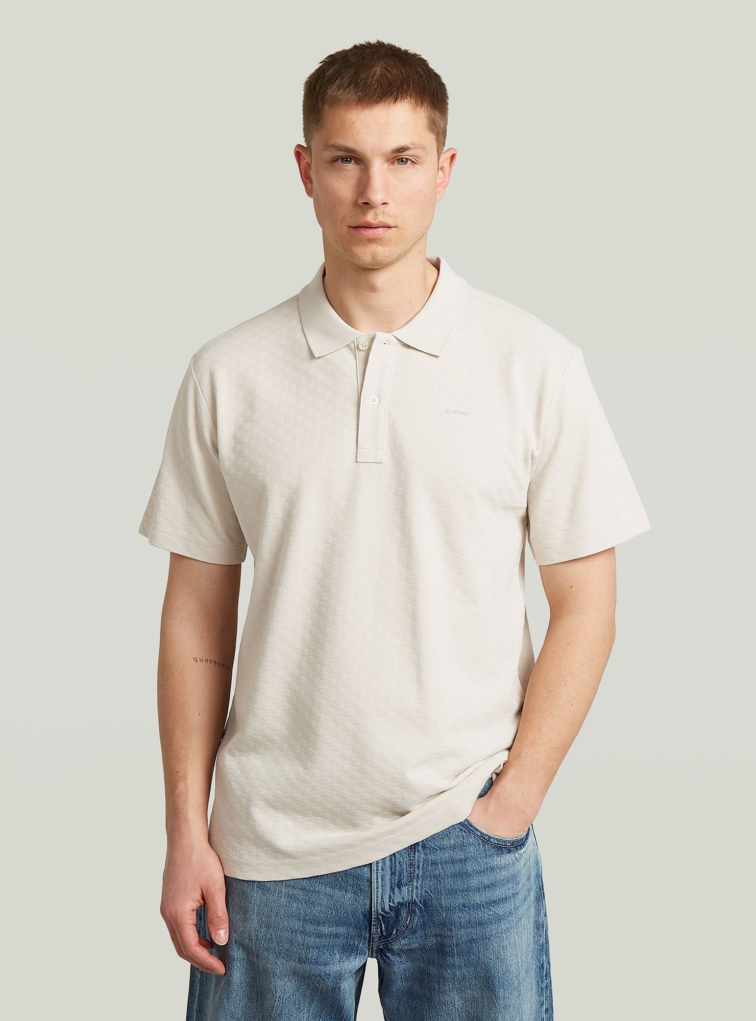 G-STAR Poloshirt "Core Regular Jacquard Poloshirt" günstig online kaufen