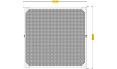 Insektenschutz-Fensterrahmen »Magnetrahmen mit Fiberglasgewebe für Fenster«