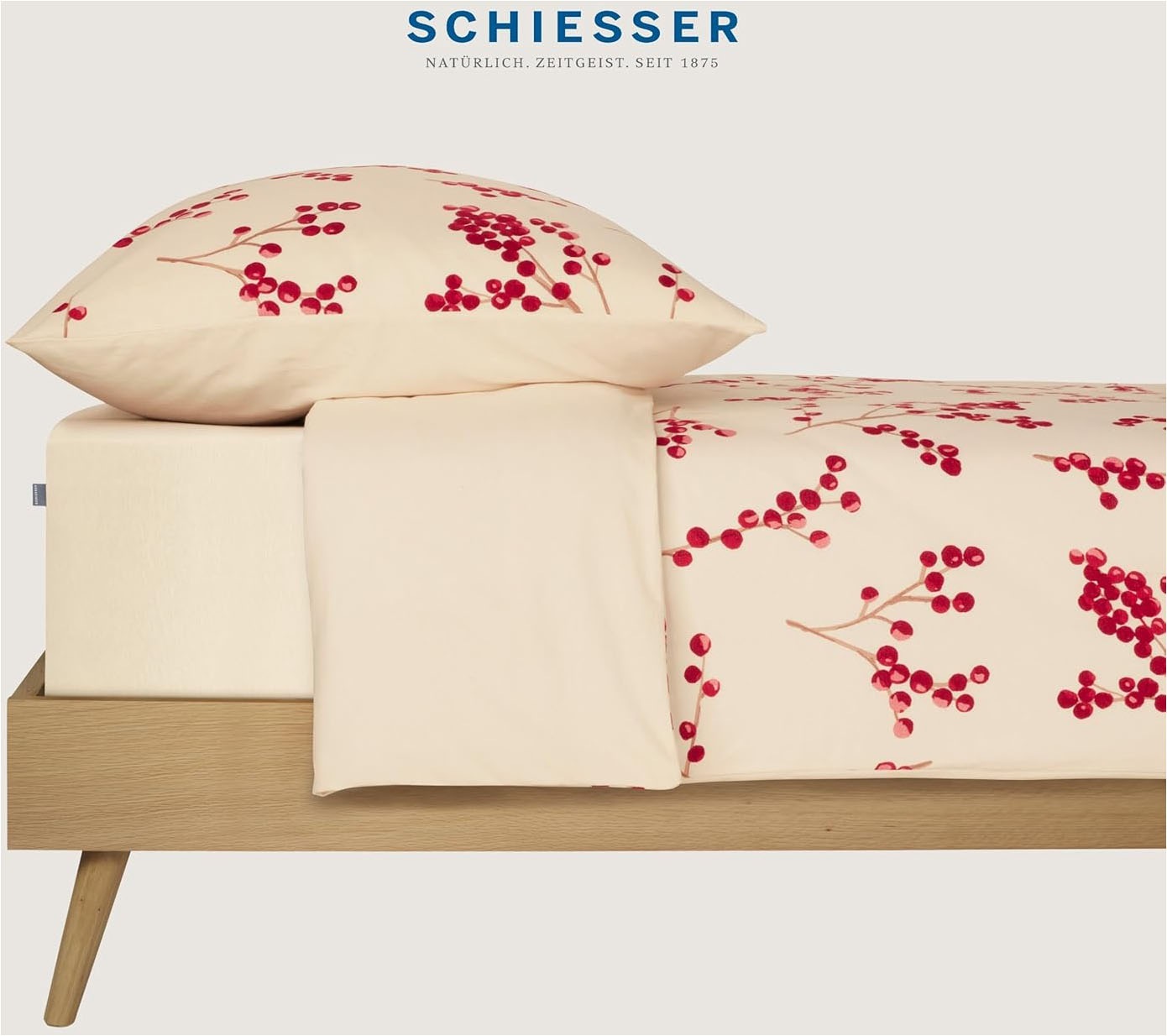 Schiesser Wendebettwäsche "Rowan aus weicher Baumwolle in wunderschönem Bee günstig online kaufen