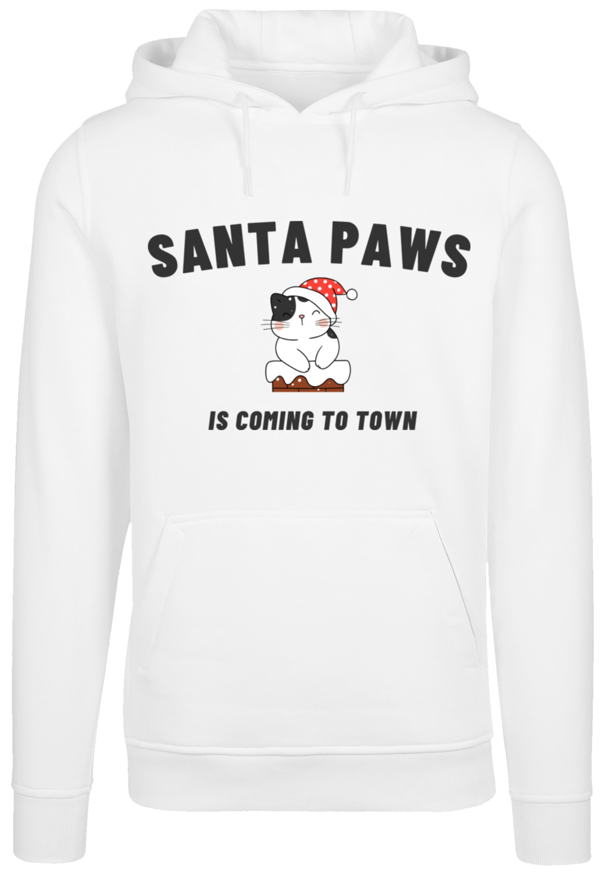 F4NT4STIC Kapuzenpullover »Santa Paws Christmas Cat«, Premium Qualität, Rock-Musik, Band
